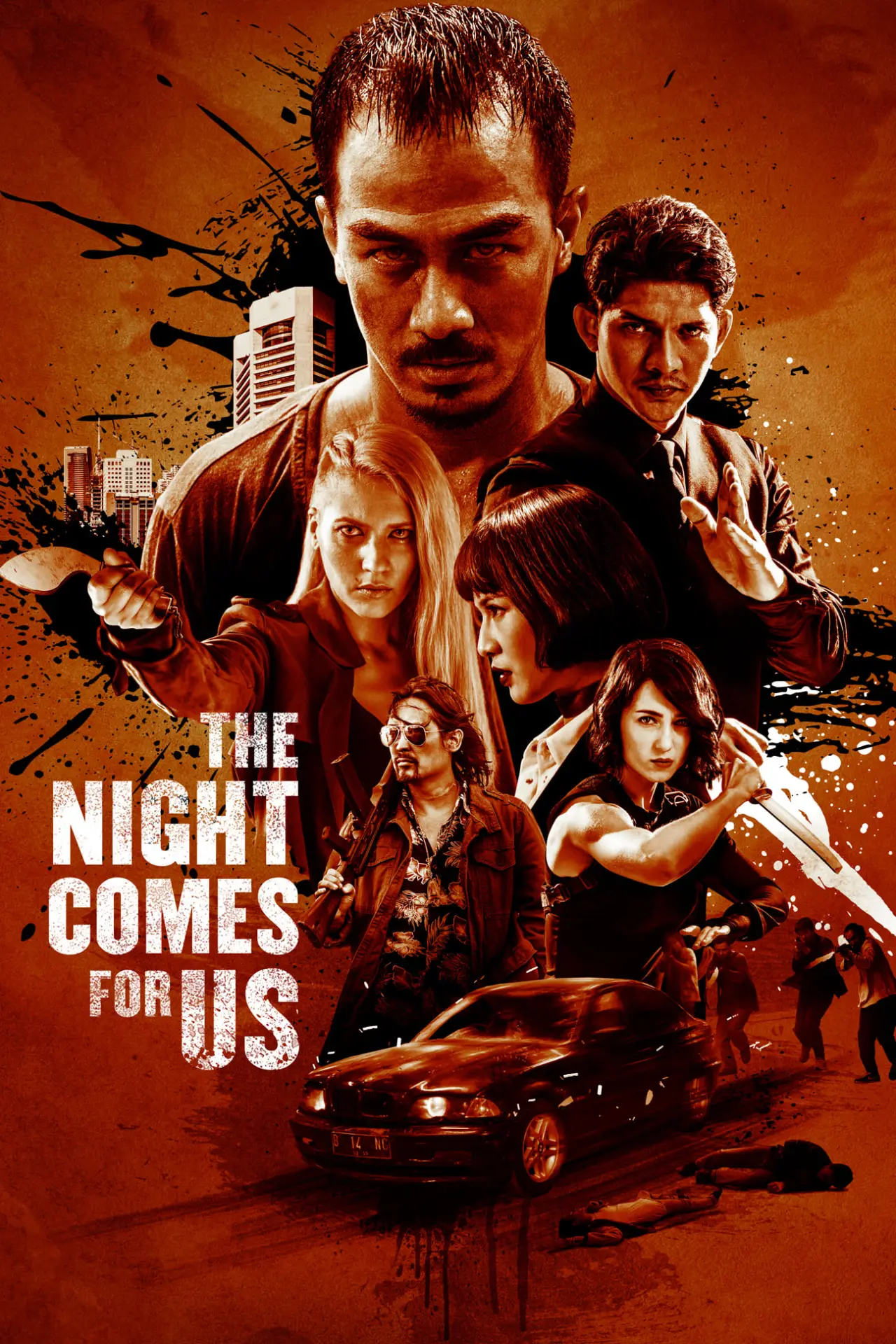 Plakat filmowy "Przychodzi po Nas Noc"