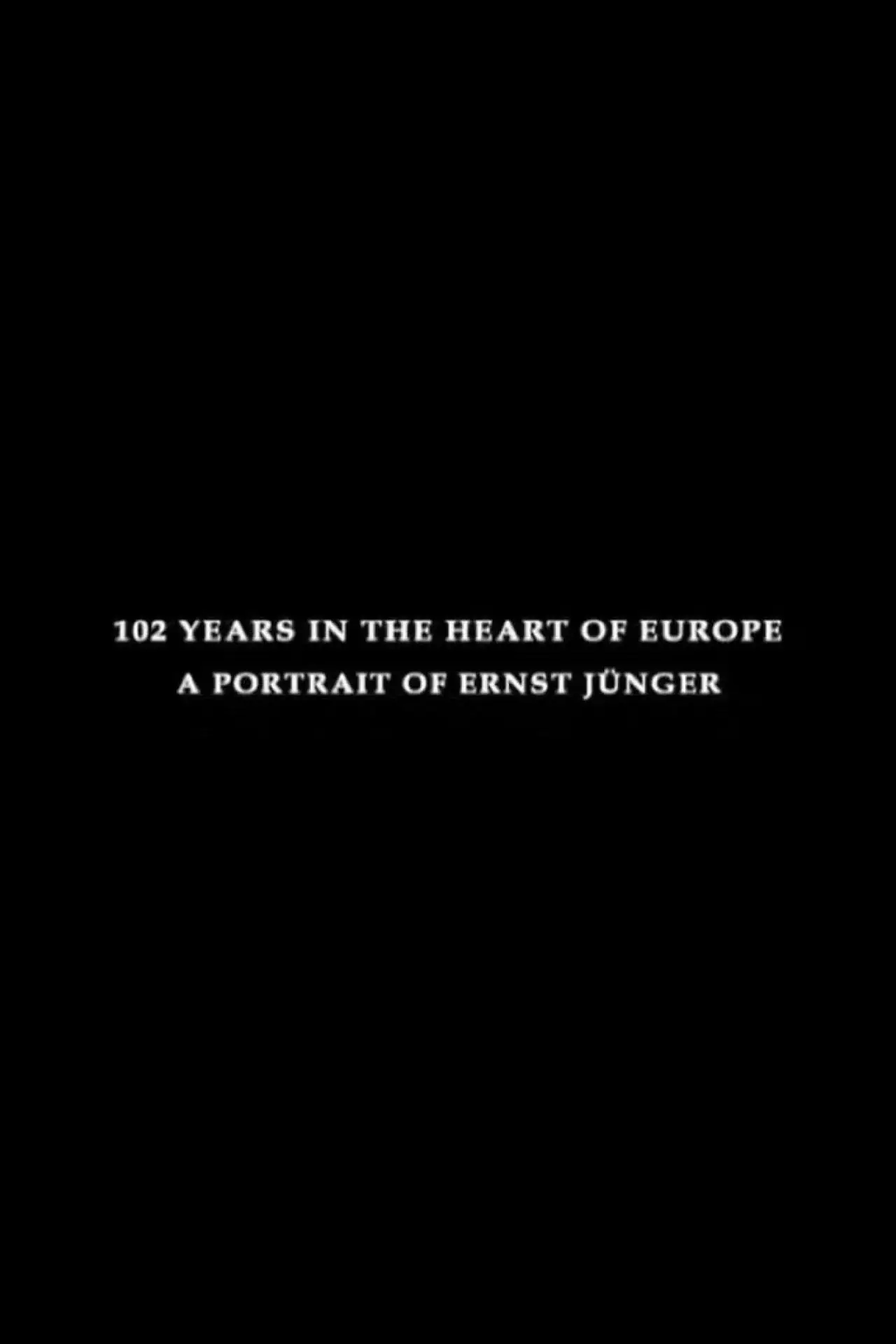 Plakat filmowy "102 år i hjärtat av Europa"