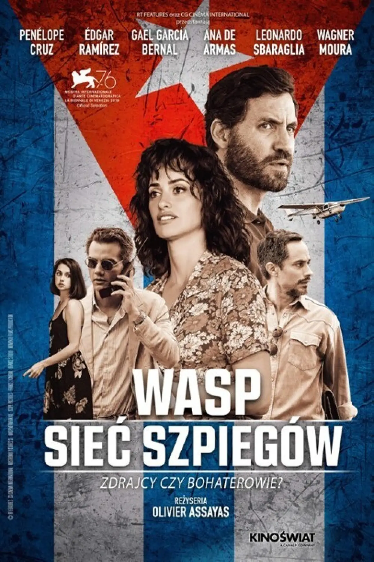 Plakat filmowy "WASP. Sieć szpiegów"