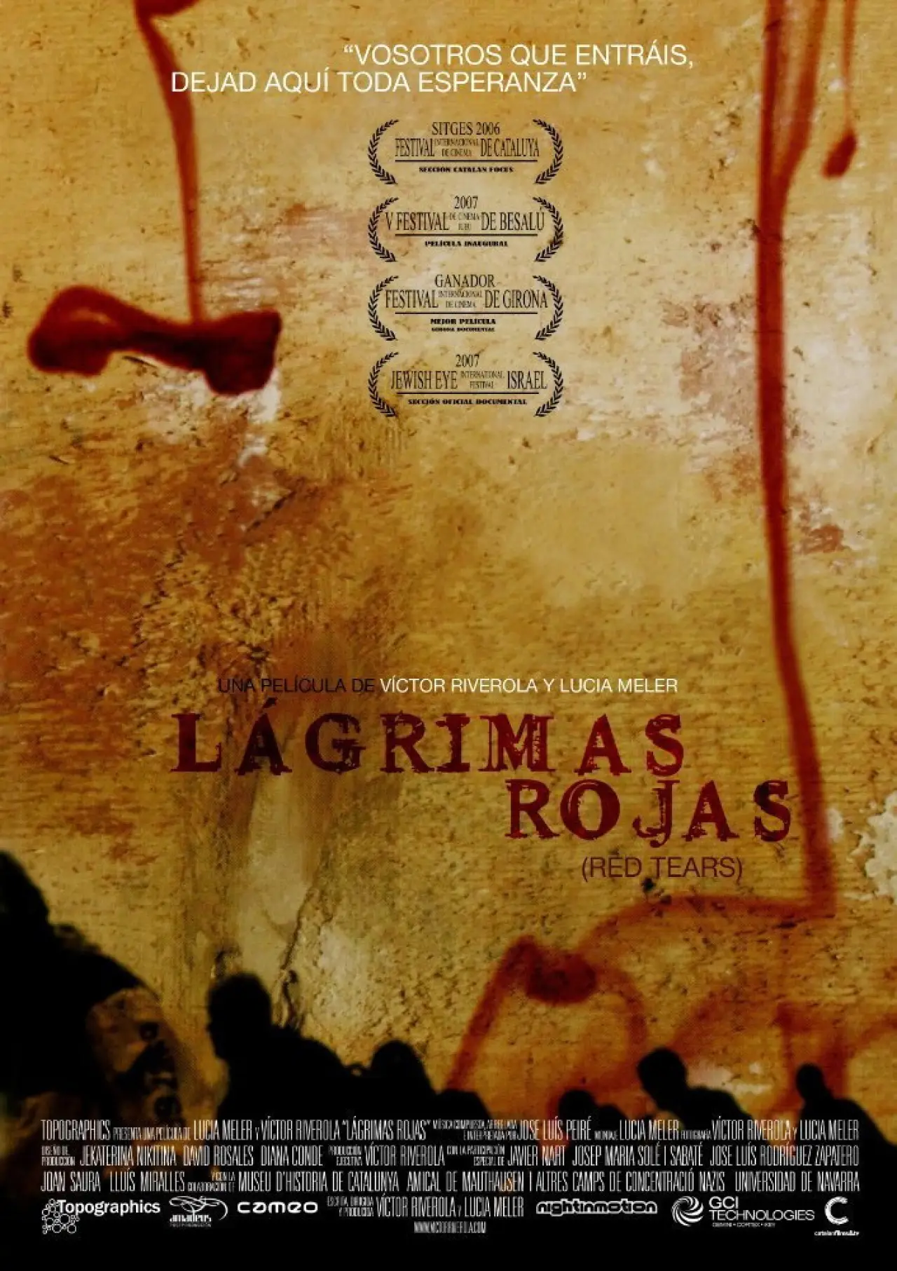 Plakat filmowy "Lágrimas rojas"