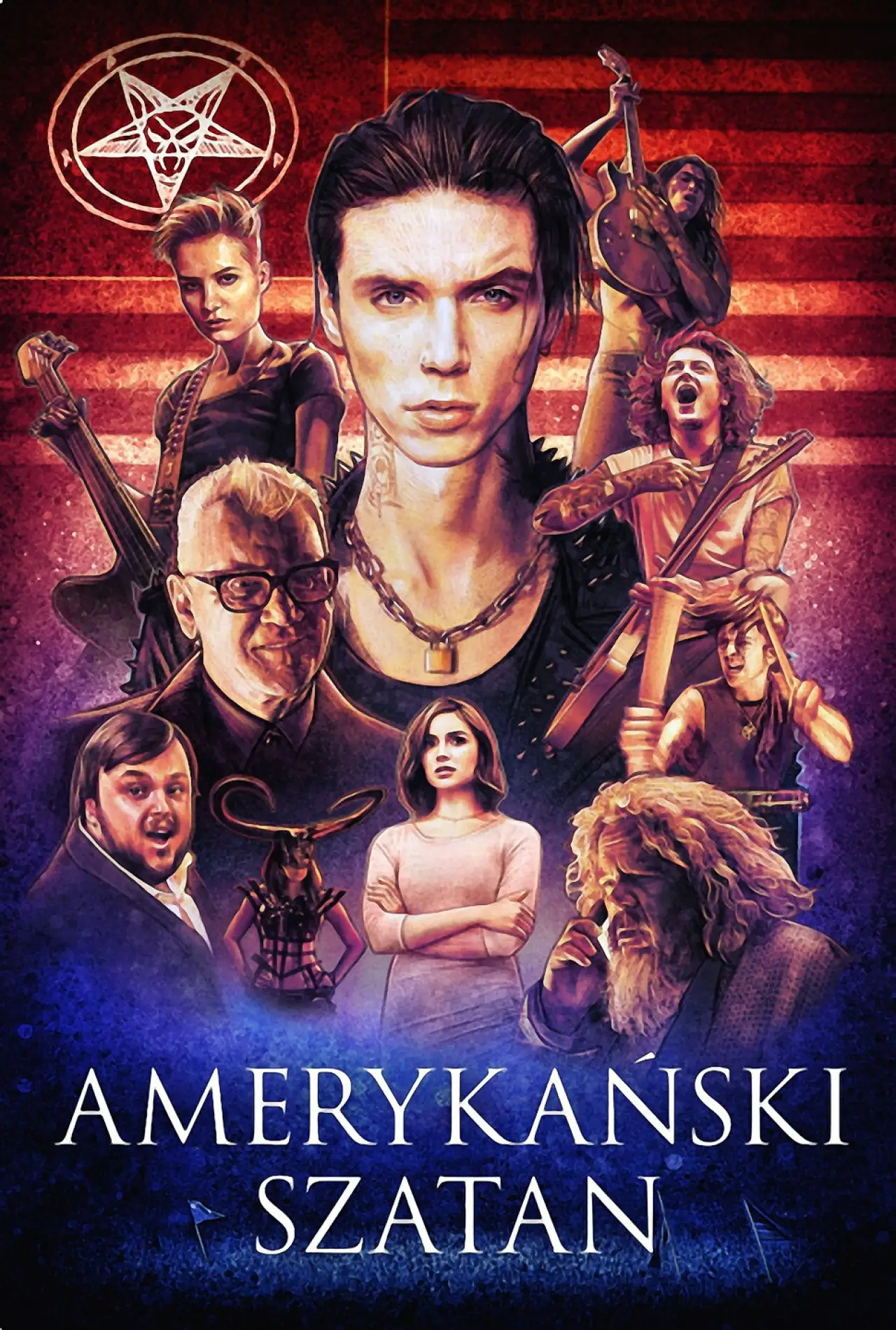 Plakat filmowy "Amerykański szatan"