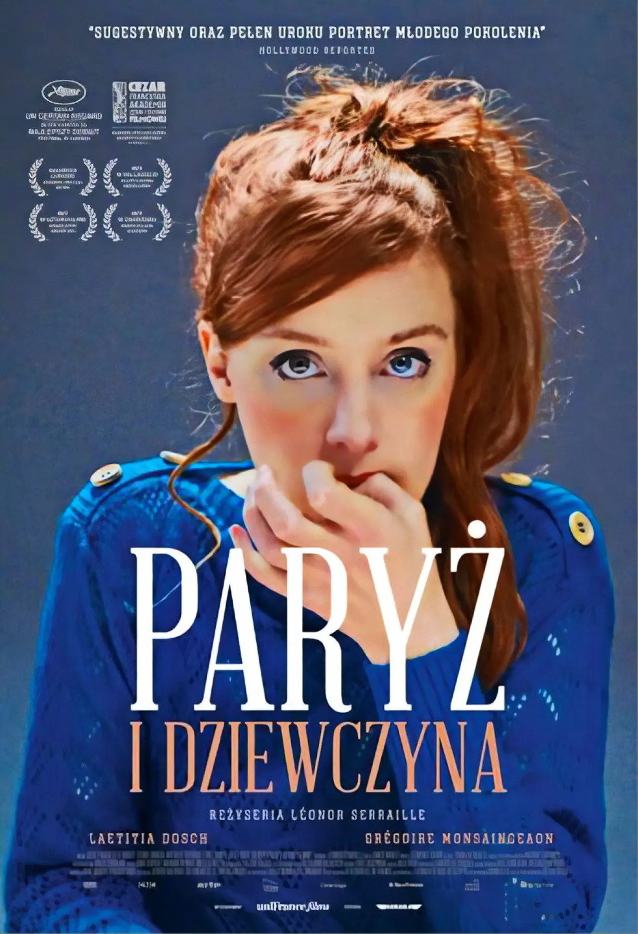 Plakat filmowy "Paryż i dziewczyna"