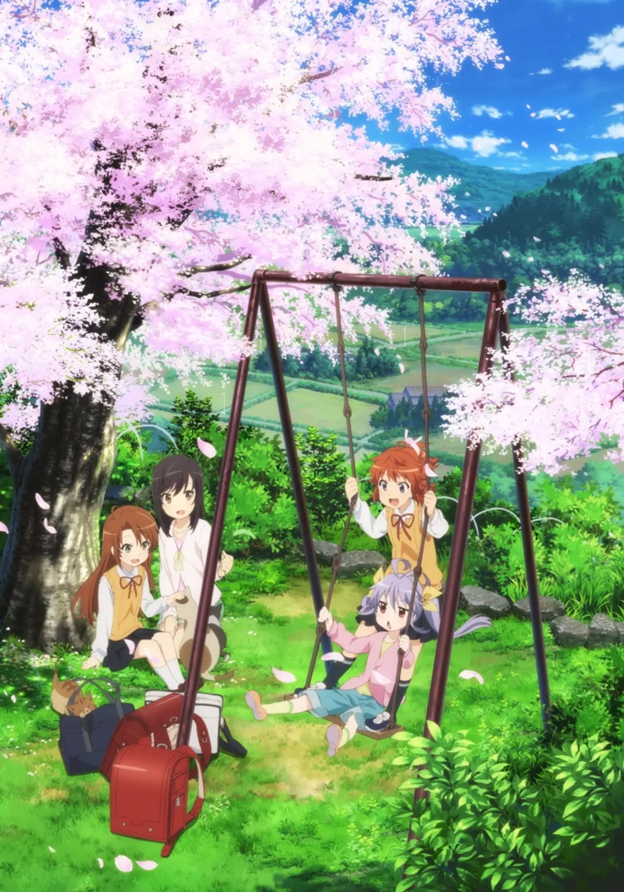 Plakat filmowy "のんのんびより りぴーと OAD"