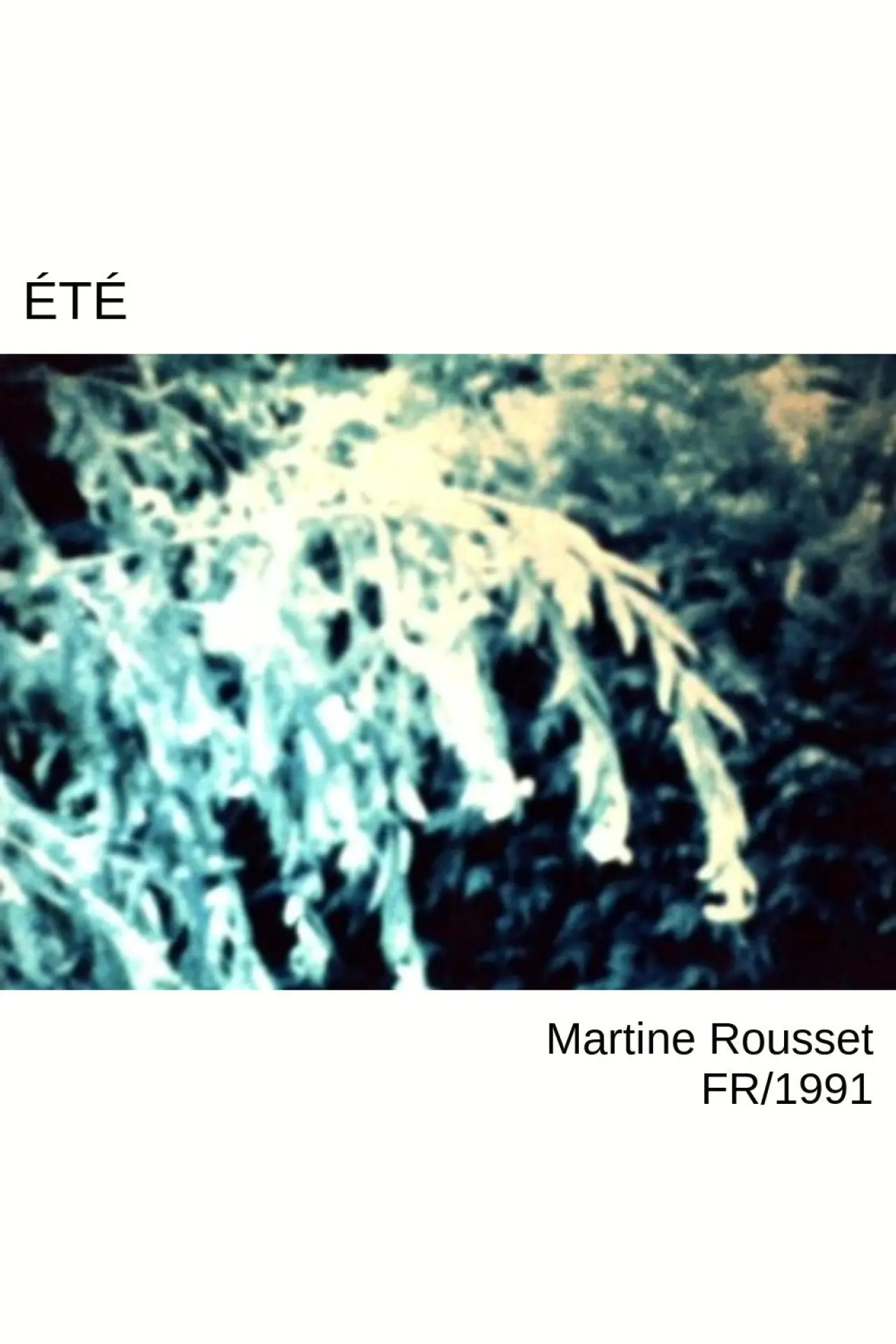 Plakat filmowy "Été"