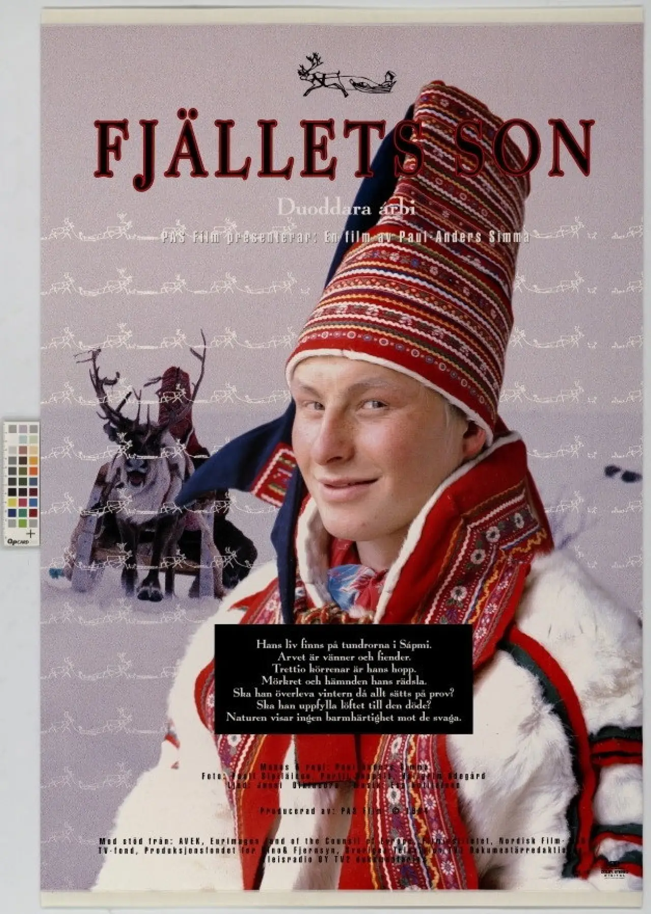 Plakat filmowy "Duoddara árbi"