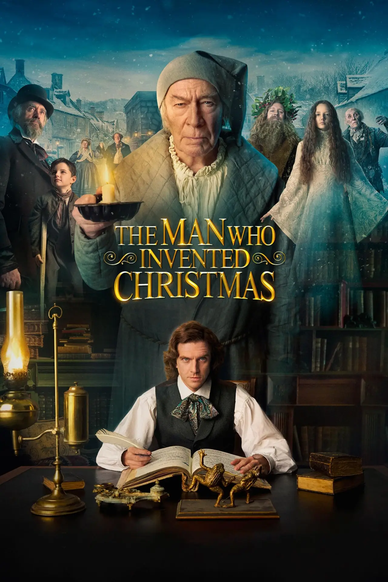 Plakat filmowy "Charles Dickens: Człowiek, który stworzył "Opowieść Wigilijną""