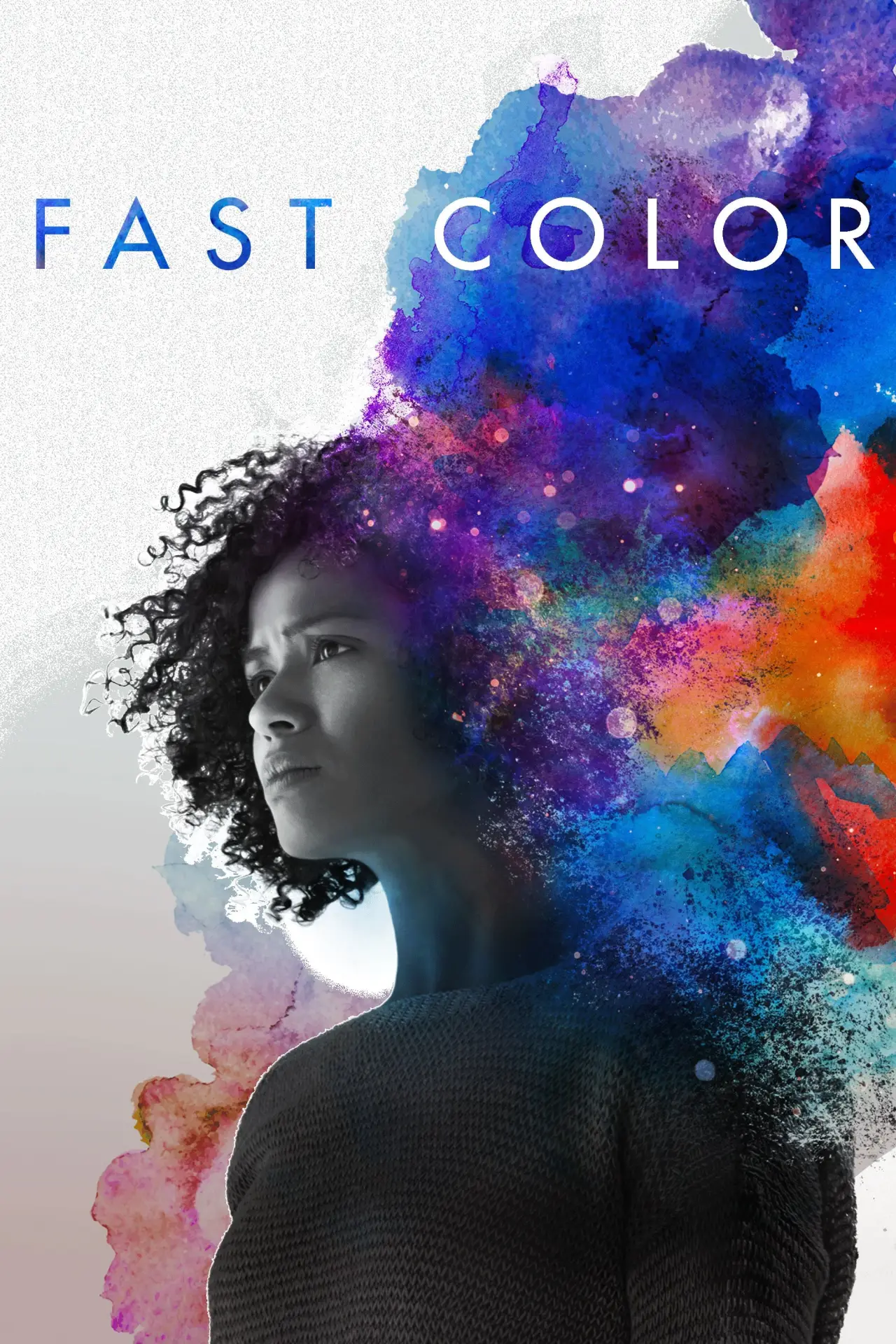 Plakat filmowy "Pędzące kolory"