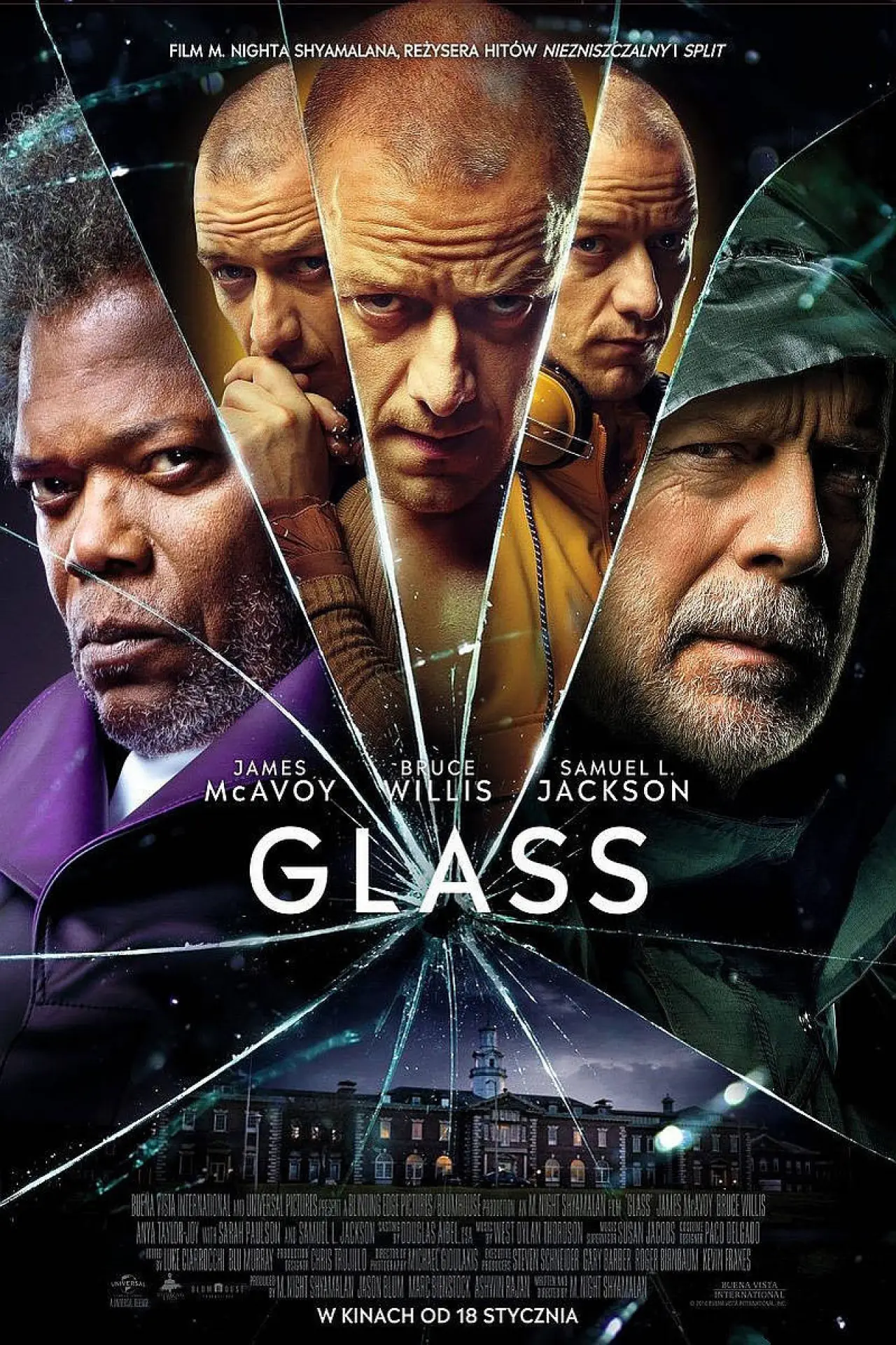 Plakat filmowy "Glass"
