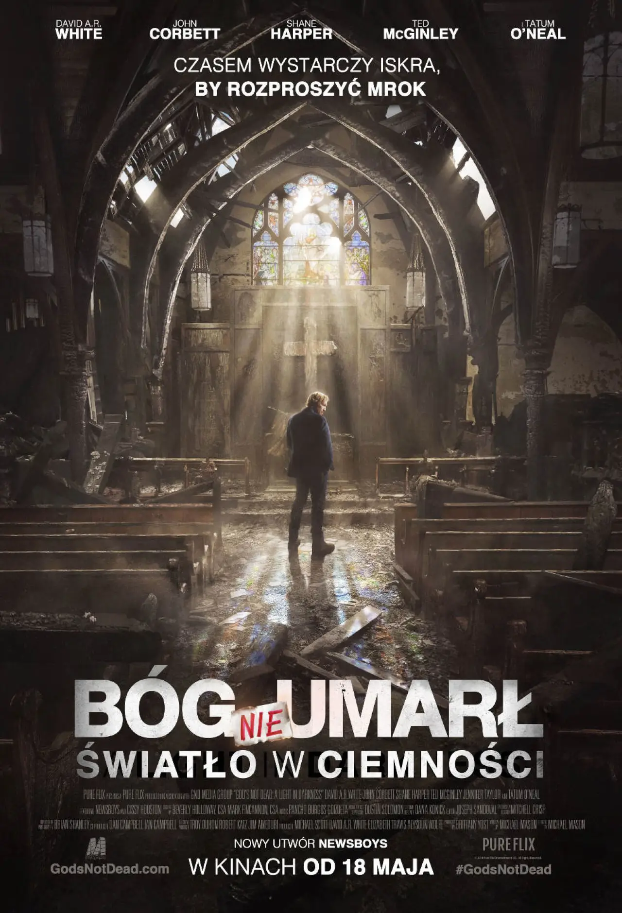 Plakat filmowy "Bóg nie umarł: Światło w ciemności"