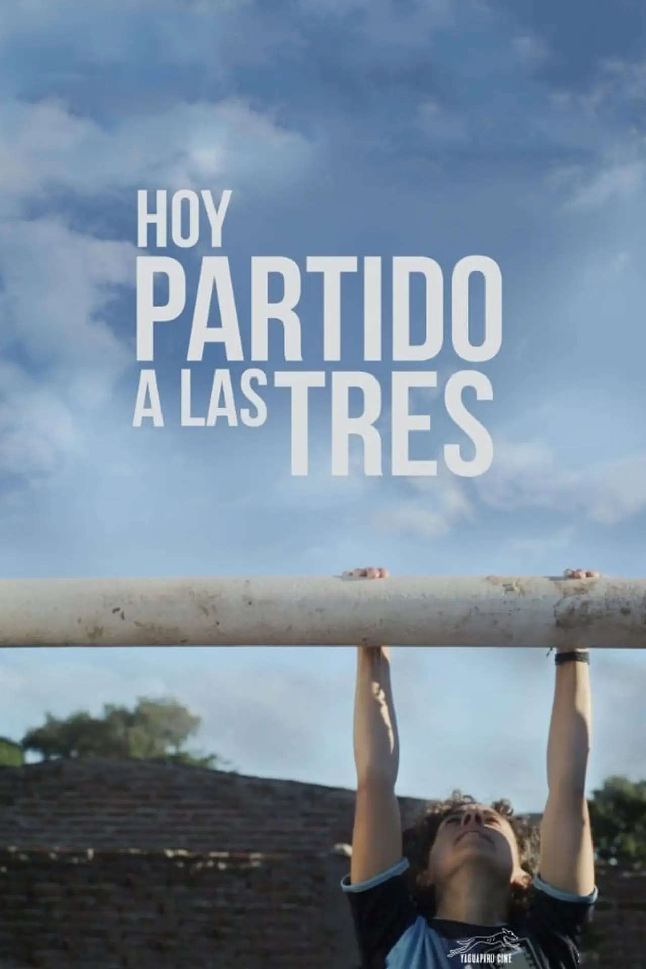Plakat filmowy "Hoy partido a las tres"