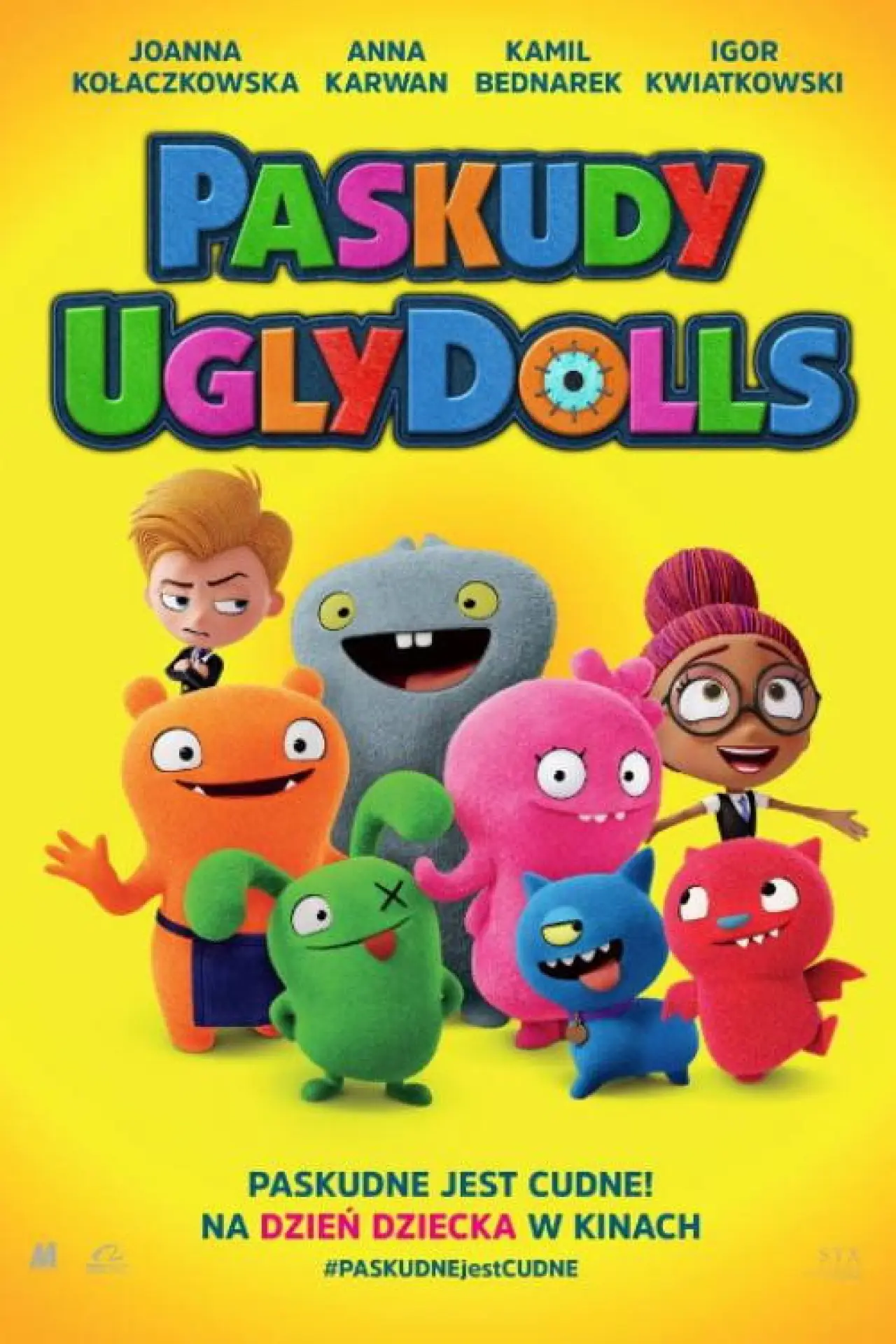Plakat filmowy "Paskudy. UglyDolls"