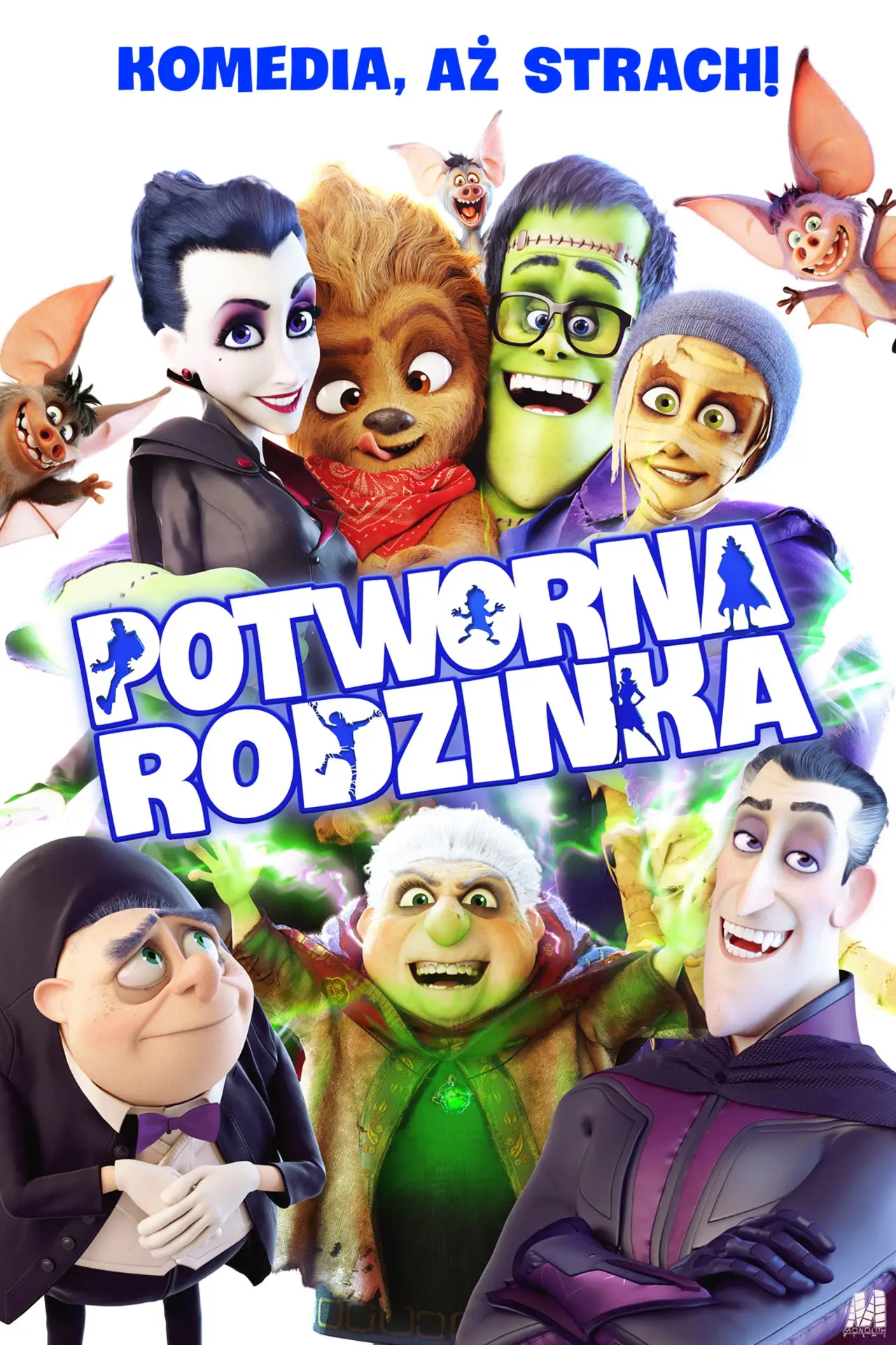 Plakat filmowy "Potworna rodzinka"