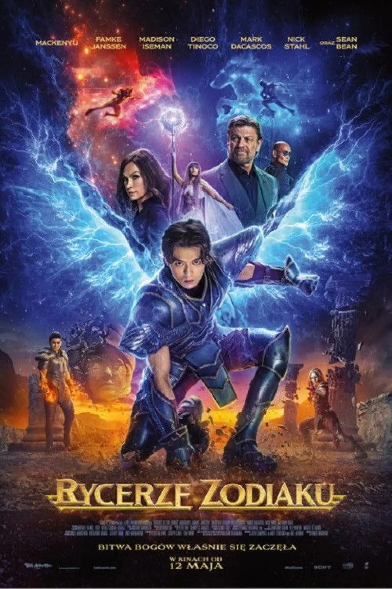 Plakat filmowy "Rycerze Zodiaku"