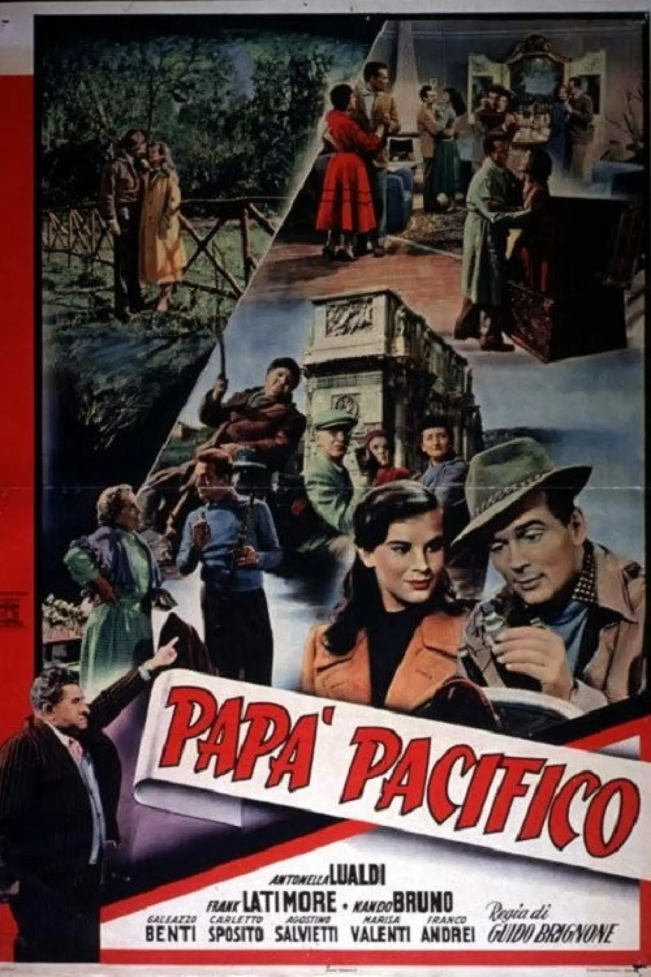 Plakat filmowy "Papà Pacifico"