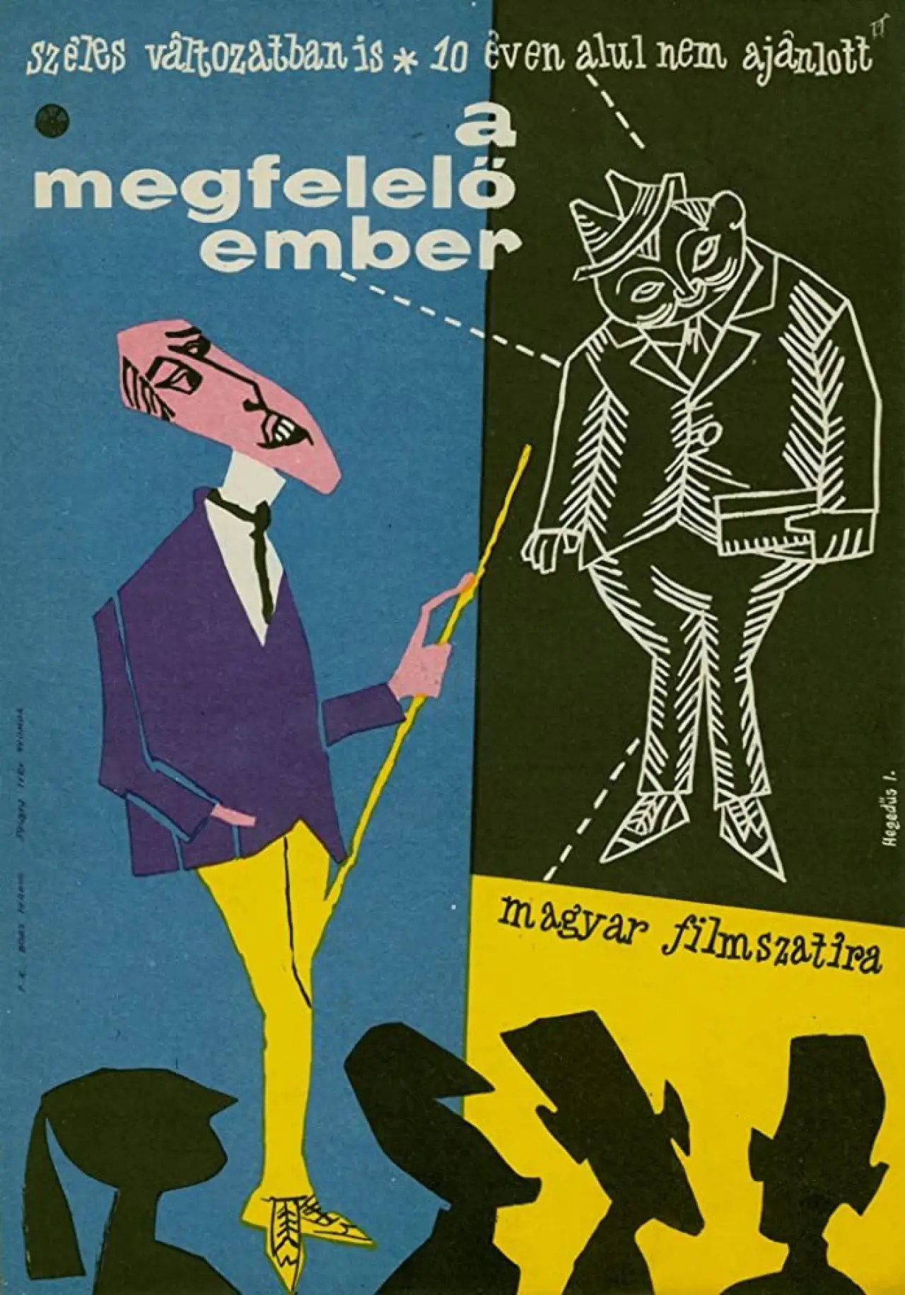 Plakat filmowy "A megfelelö ember"