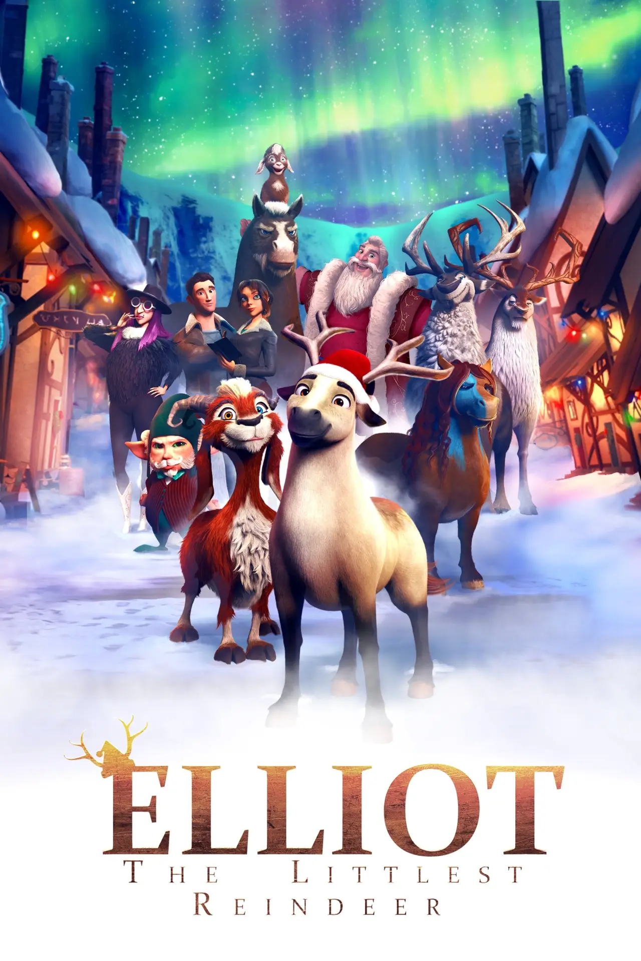 Plakat filmowy "Elliot: The Littlest Reindeer"