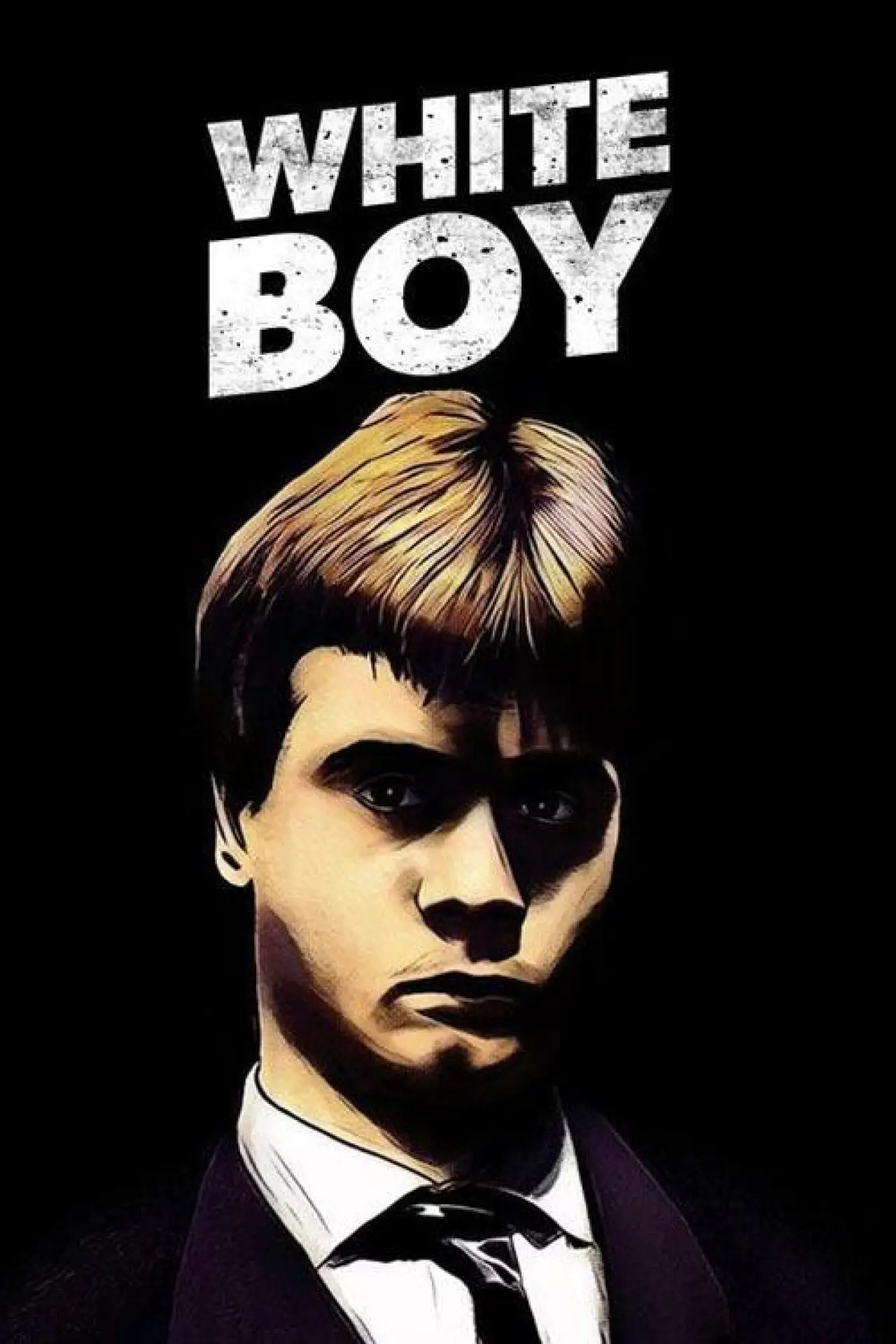 Plakat filmowy "Biały chłopak"