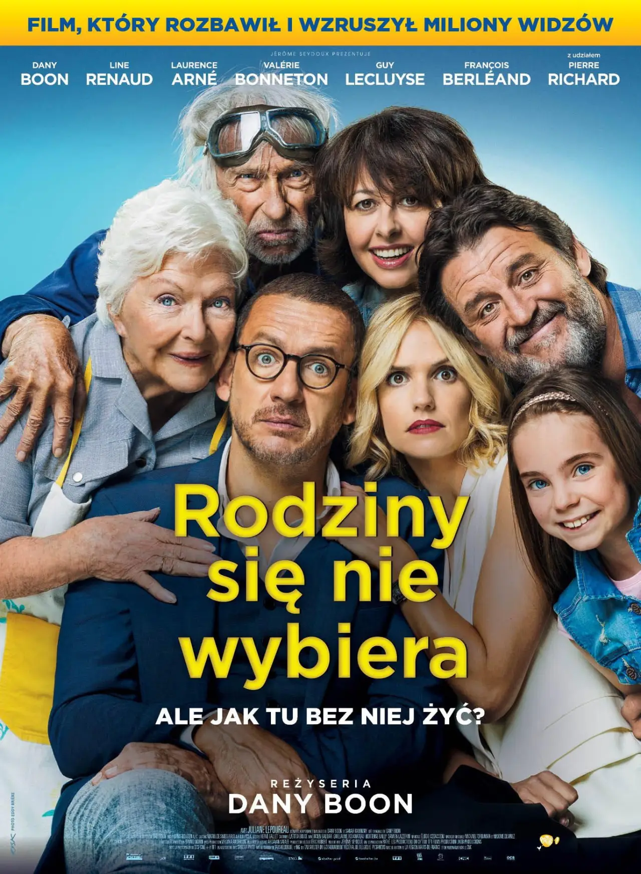 Plakat filmowy "Rodziny się nie wybiera"