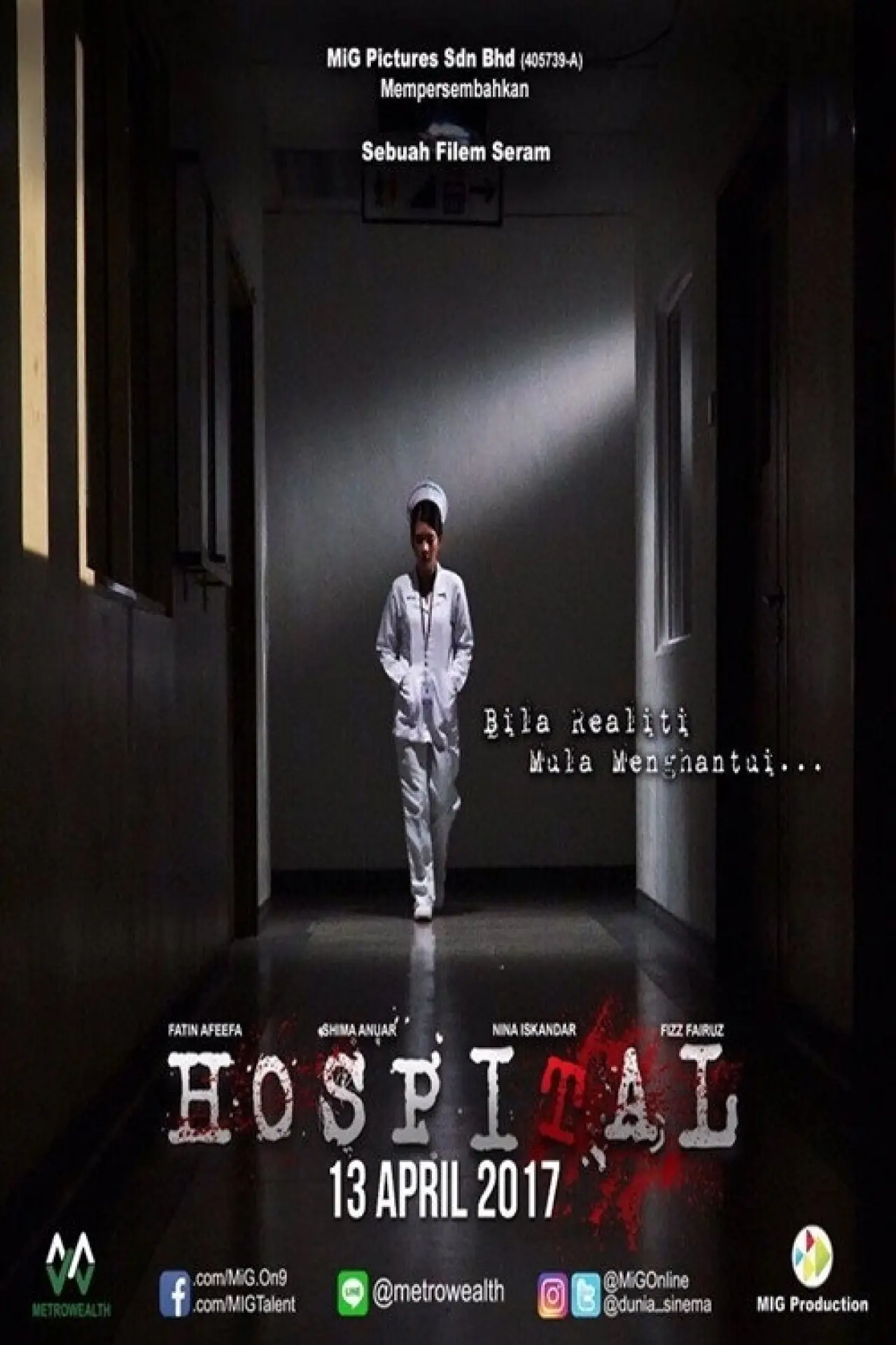 Plakat filmowy "Hospital"
