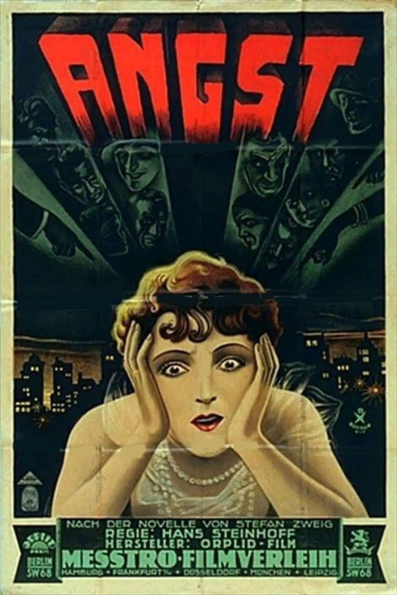 Plakat filmowy "Angst"