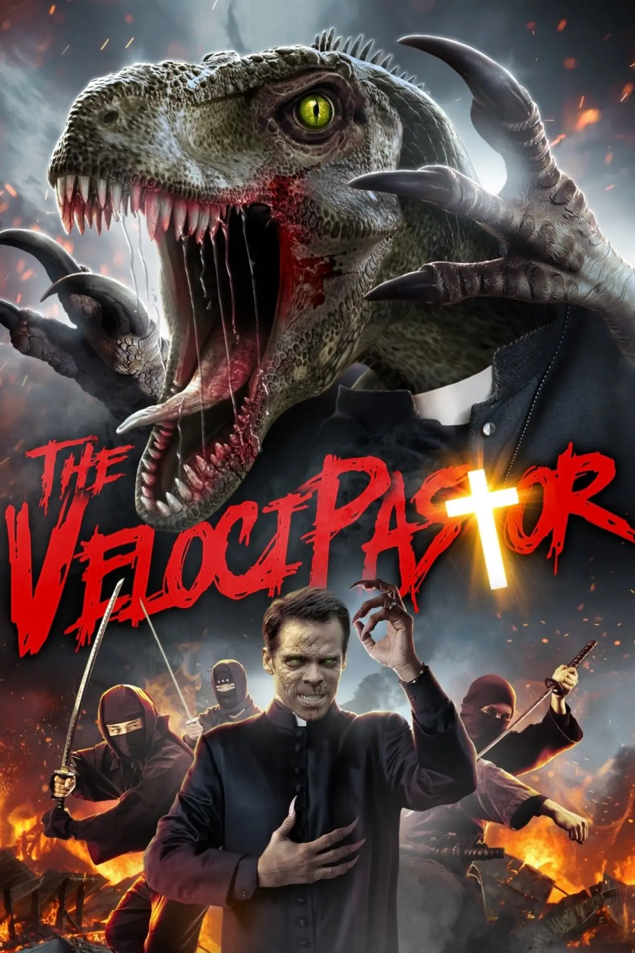 Plakat filmowy "The VelociPastor"