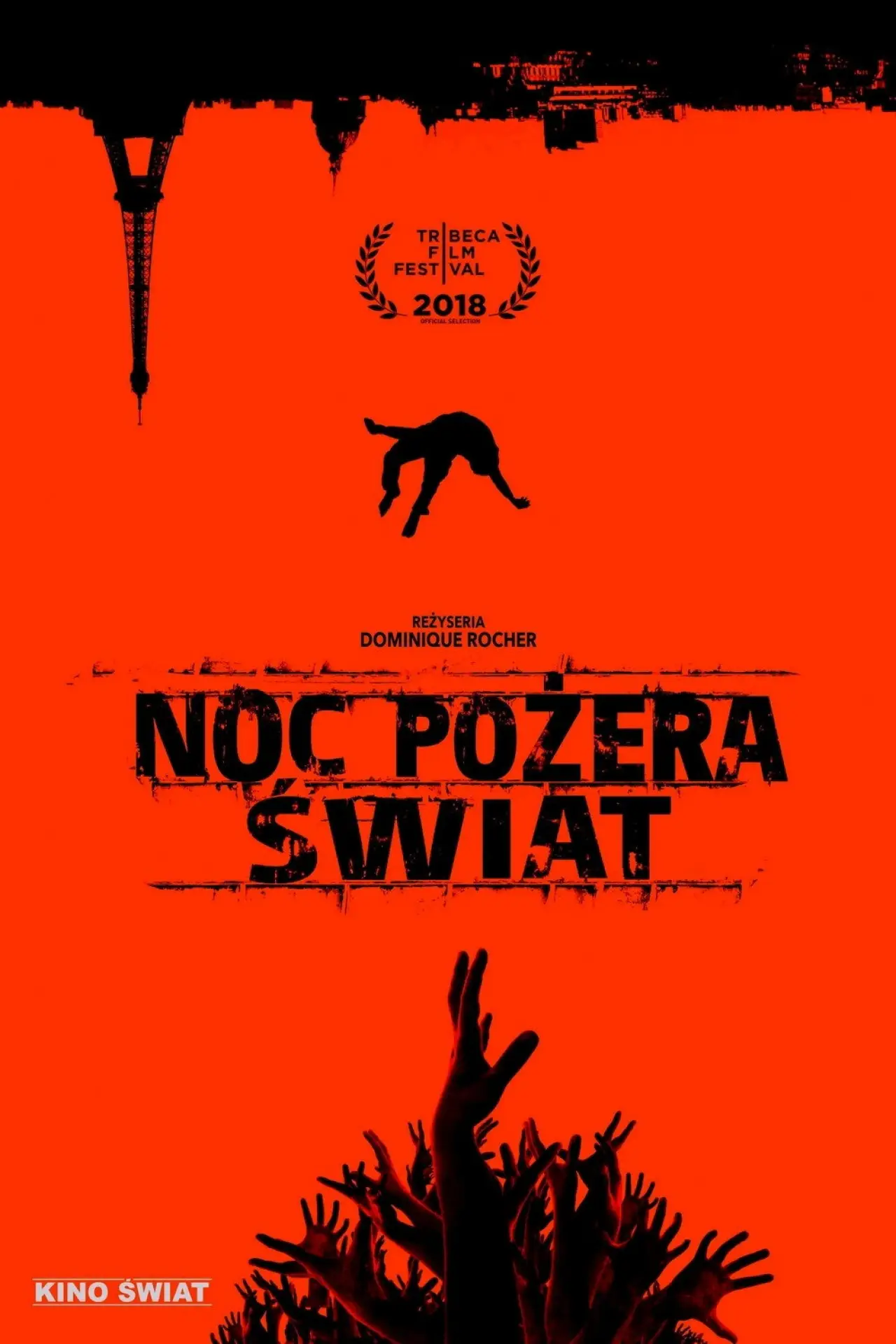 Plakat filmowy "Noc pożera świat"