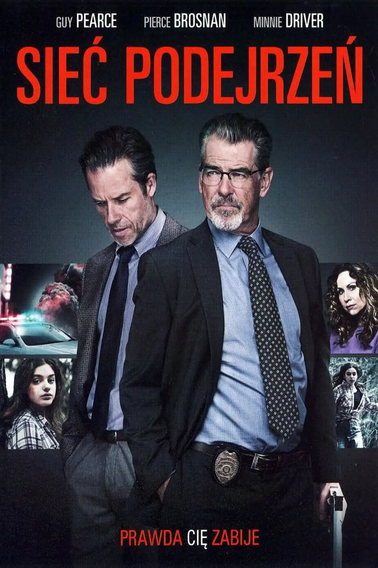 Plakat filmowy "Sieć podejrzeń"