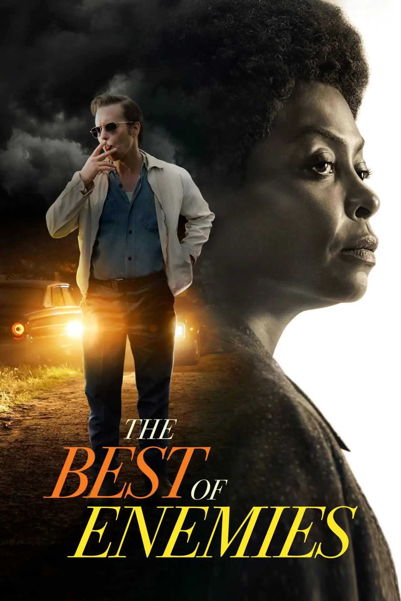 Plakat filmowy "Najlepsi wrogowie"
