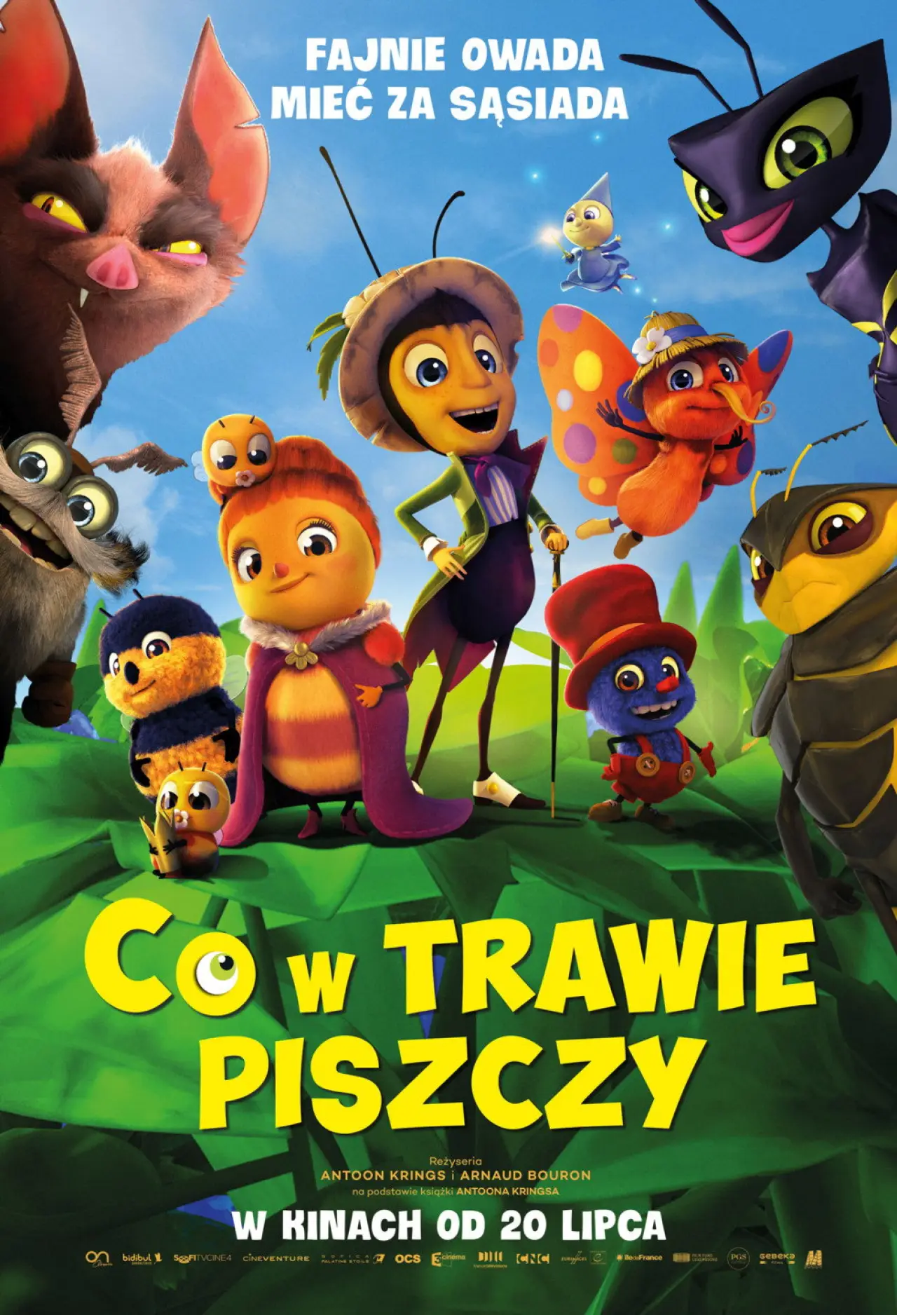 Plakat filmowy "Co w trawie piszczy"