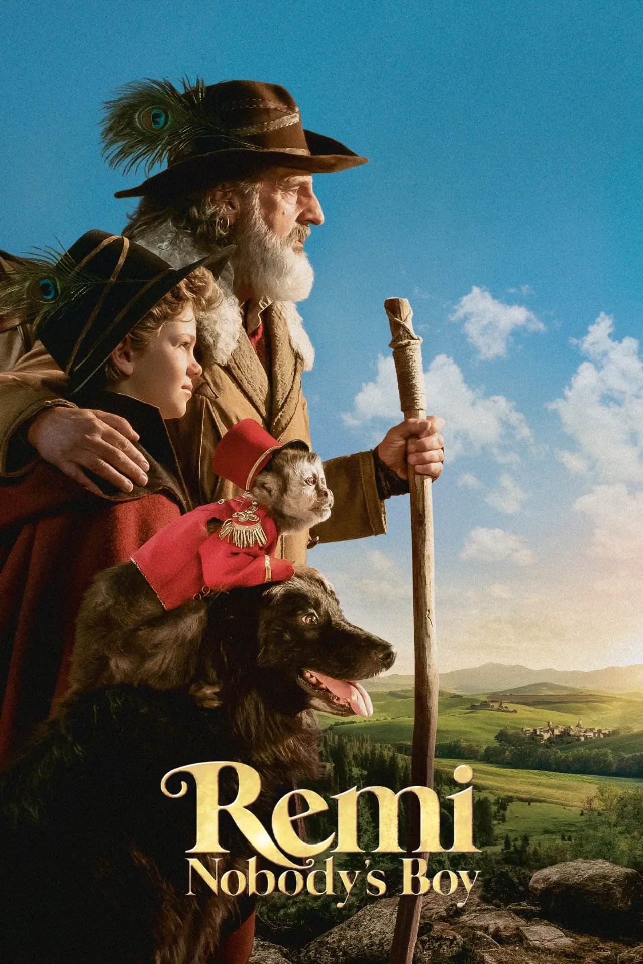 Plakat filmowy "Przygody małego Remiego"