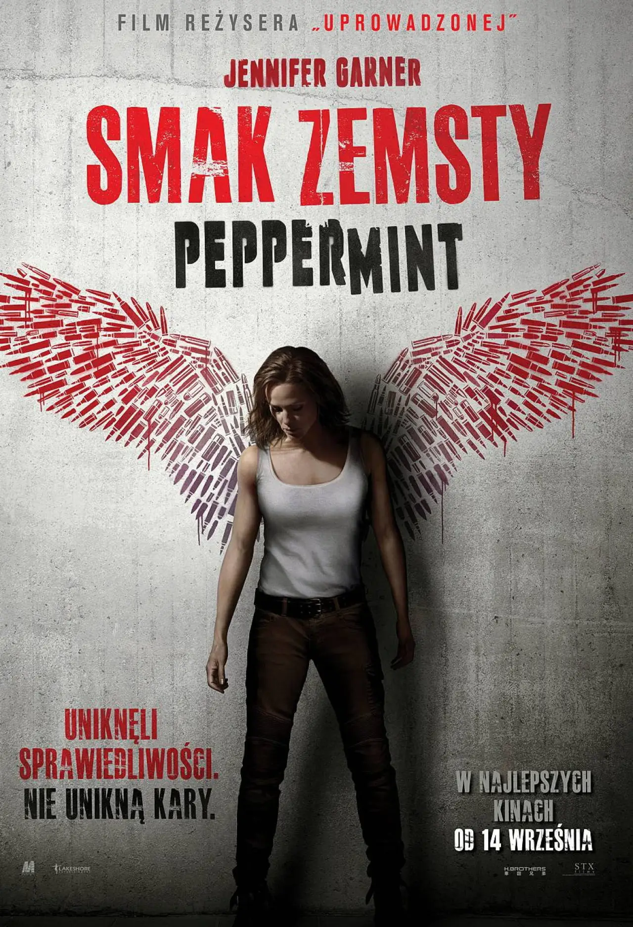 Plakat filmowy "Smak Zemsty. Peppermint"