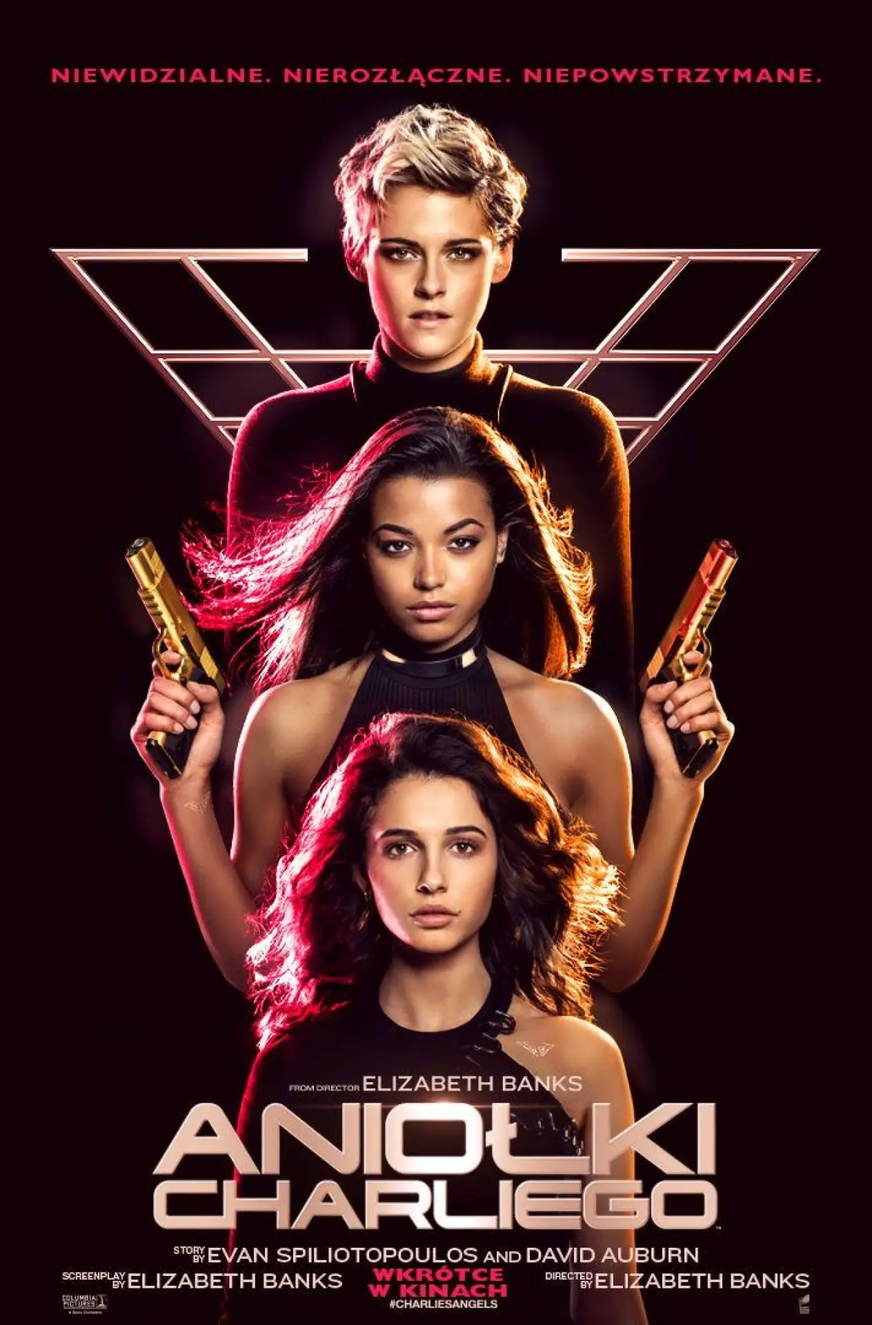 Plakat filmowy "Aniołki Charliego"