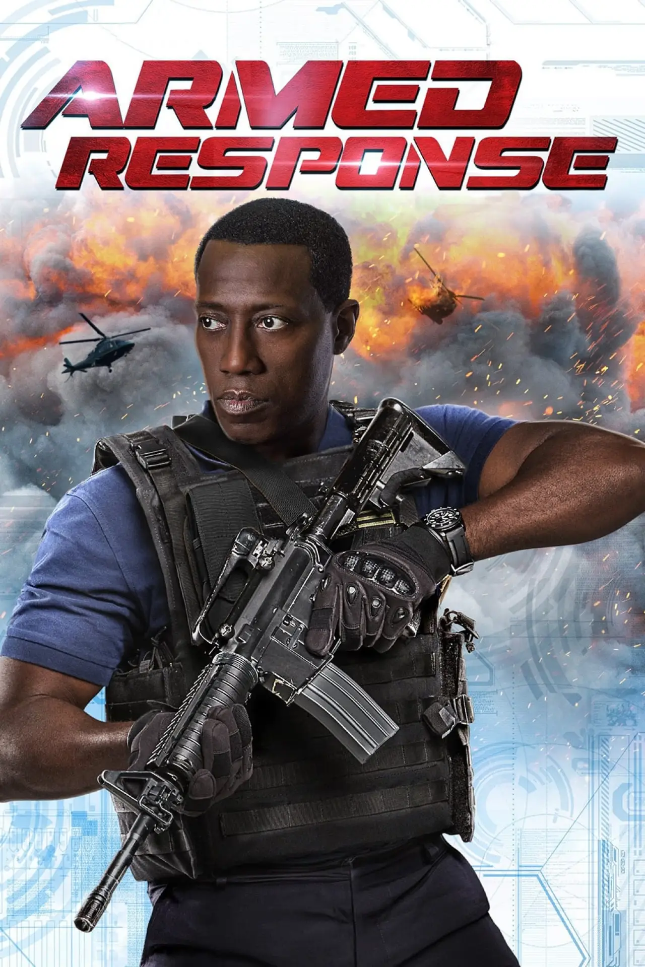 Plakat filmowy "Zbrojna Odpowiedź"