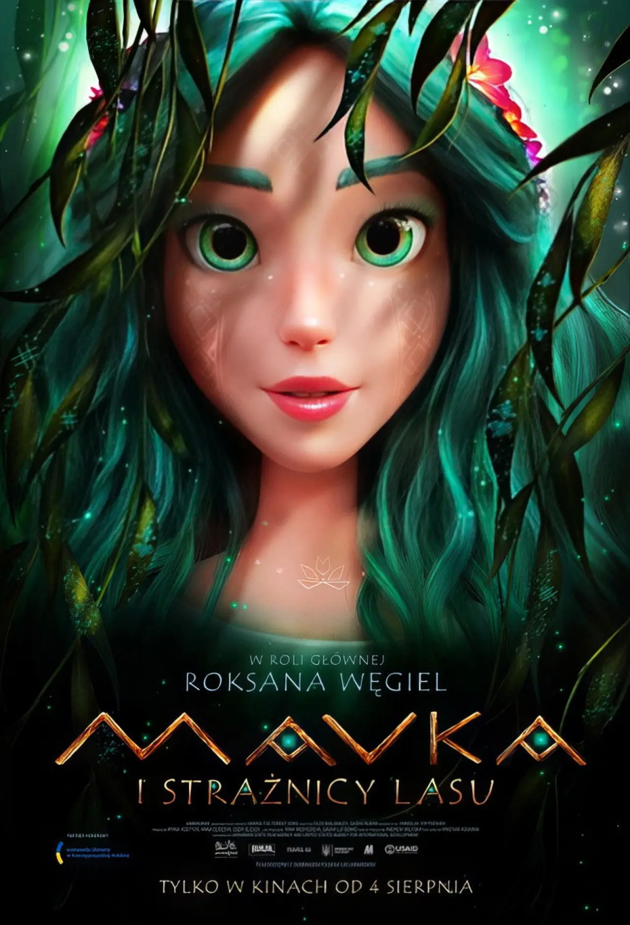 Plakat filmowy "Mavka i strażnicy lasu"