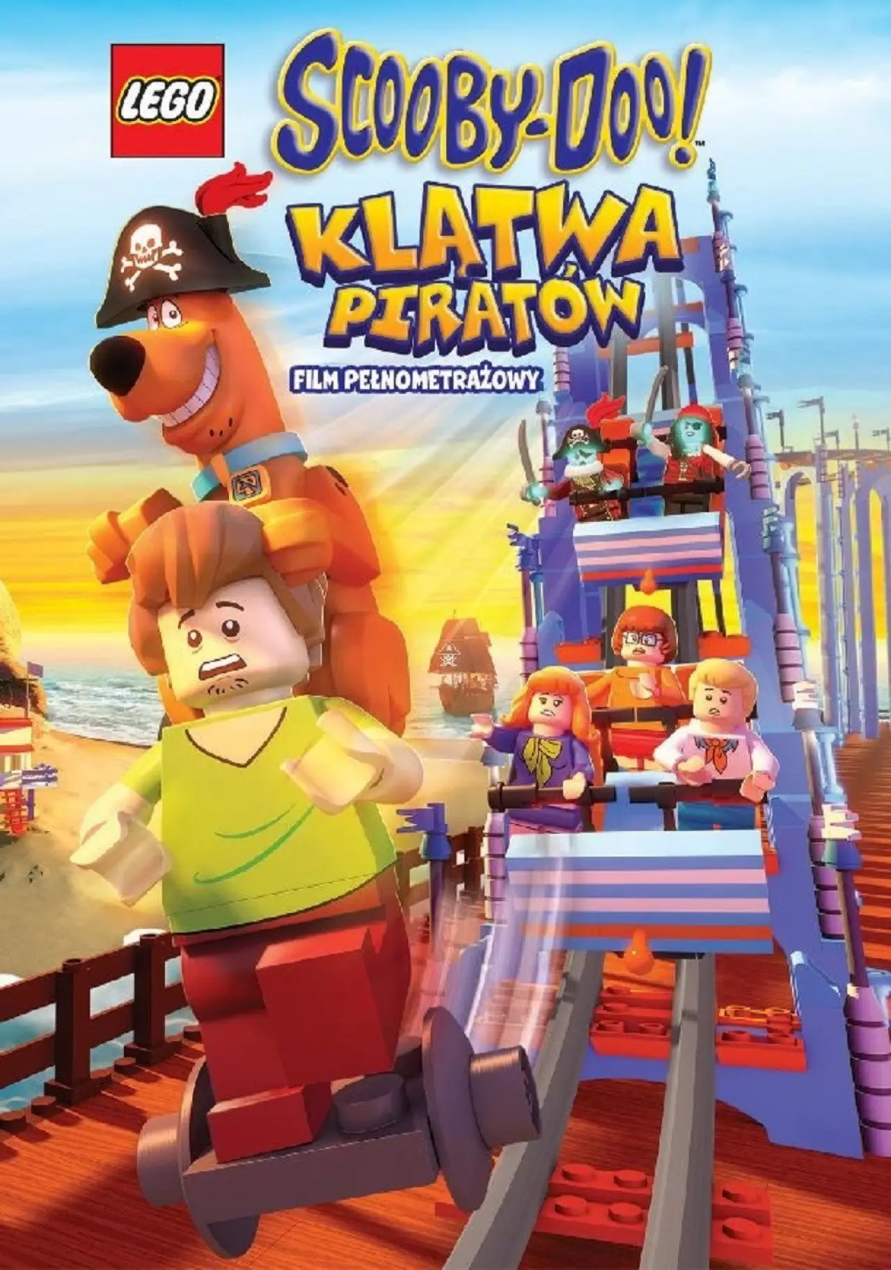 Plakat filmowy "LEGO® Scooby-Doo! Klątwa piratów"
