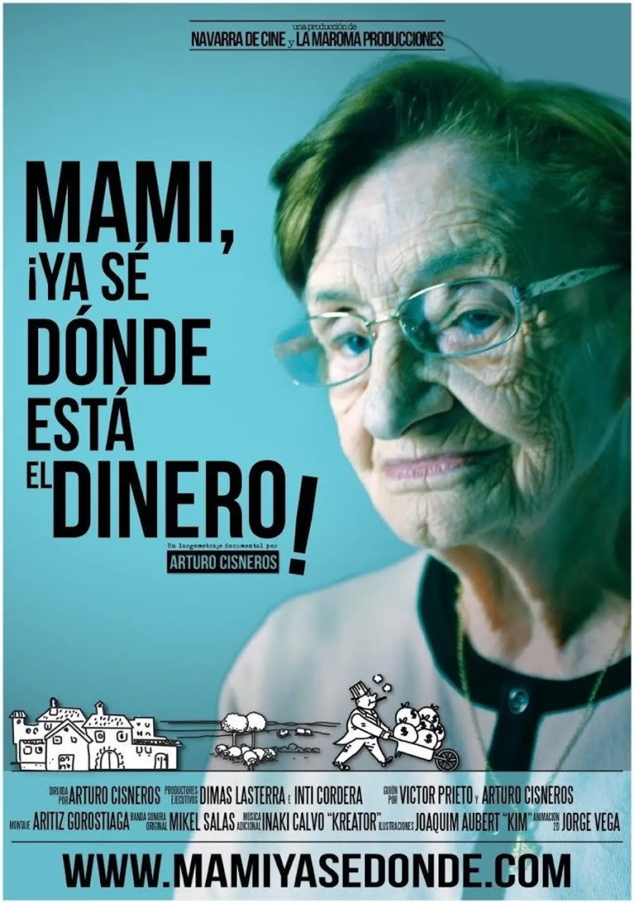 Plakat filmowy "Mami, ¡ya sé dónde está el dinero!"