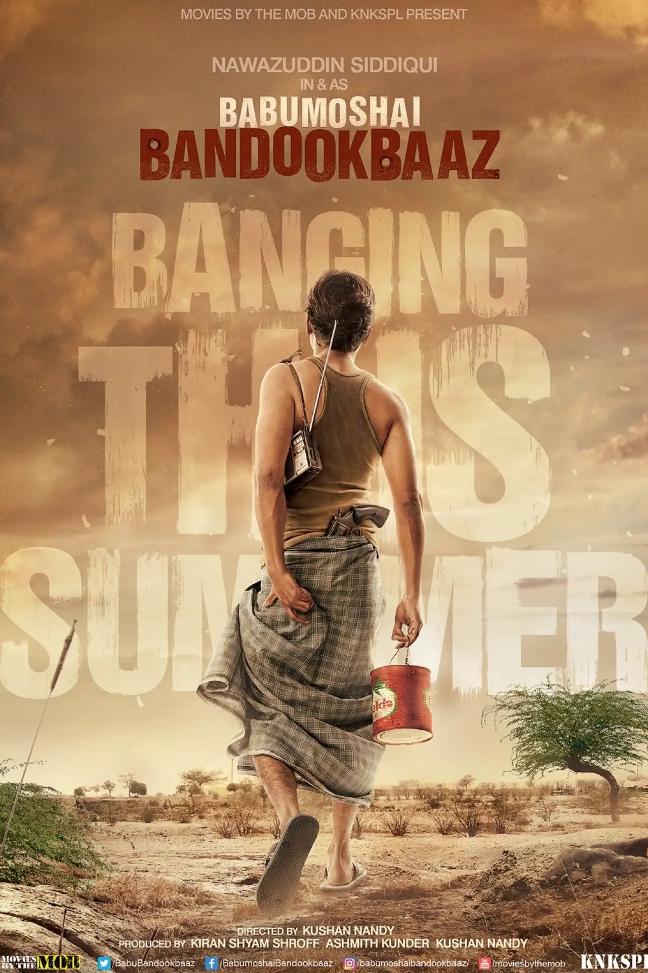 Plakat filmowy "बाबूमोशाय बन्दूकबाज़"