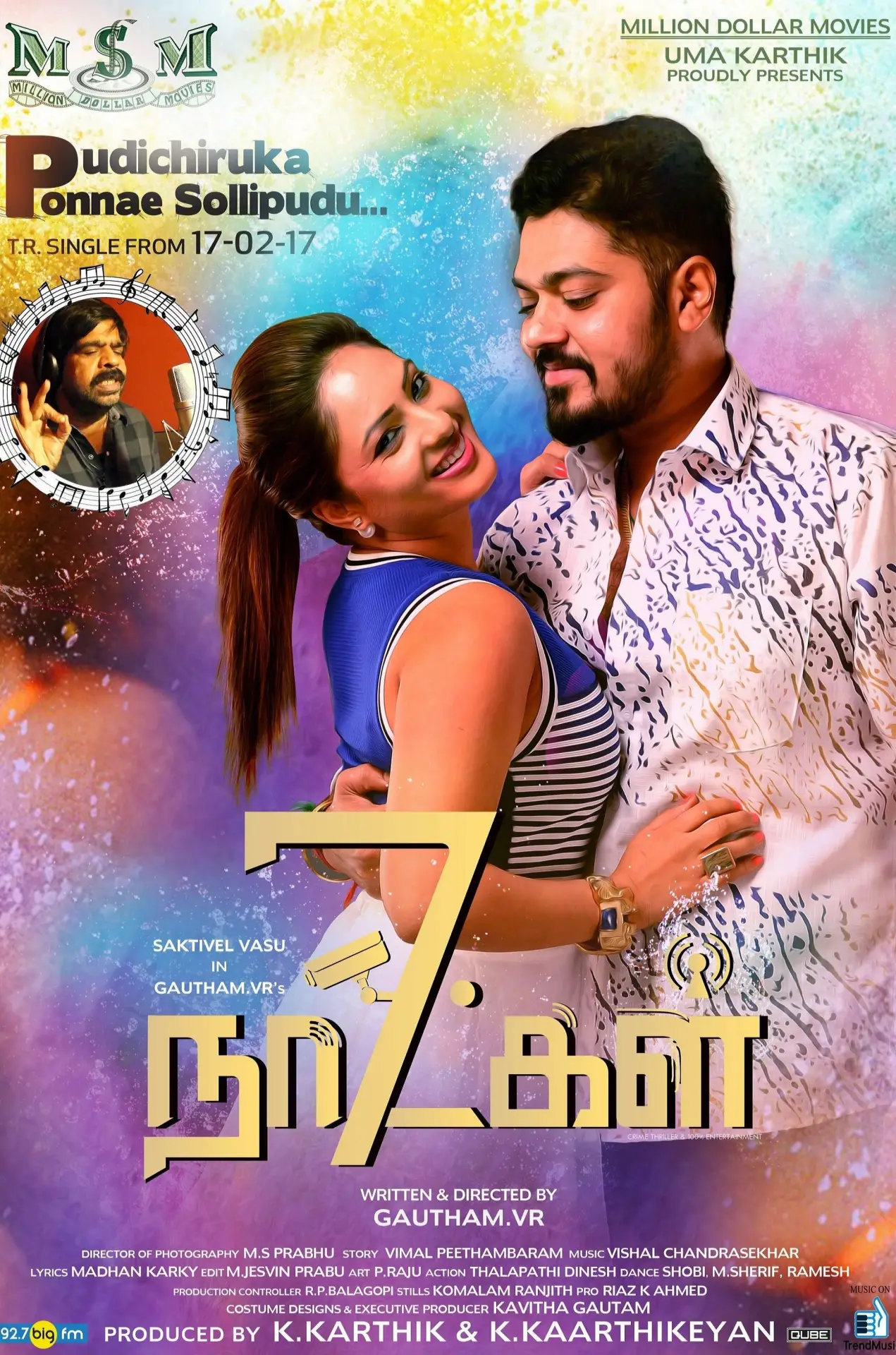 Plakat filmowy "7 Naatkal"