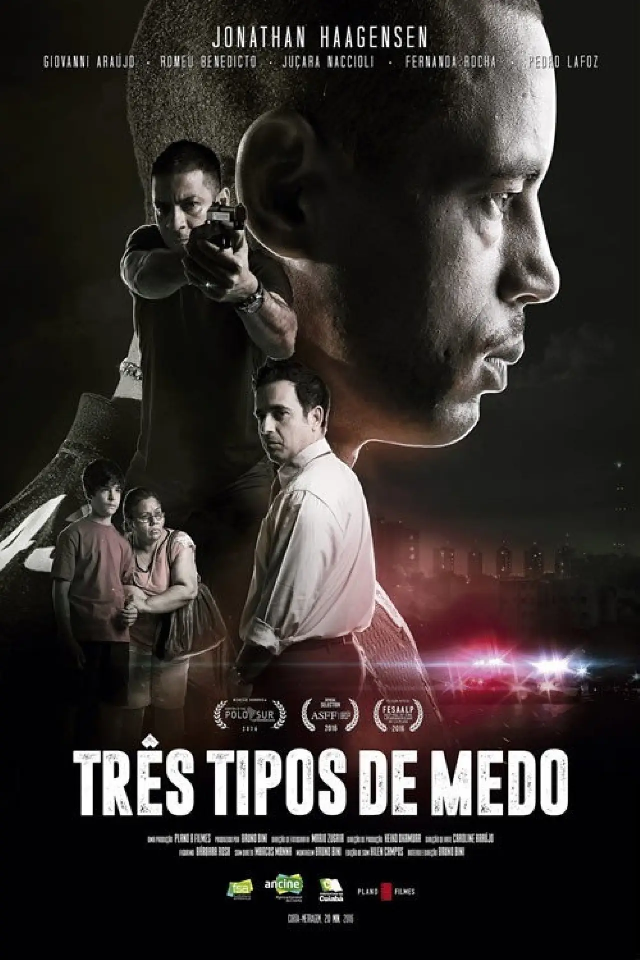 Plakat filmowy "Três Tipos de Medo"