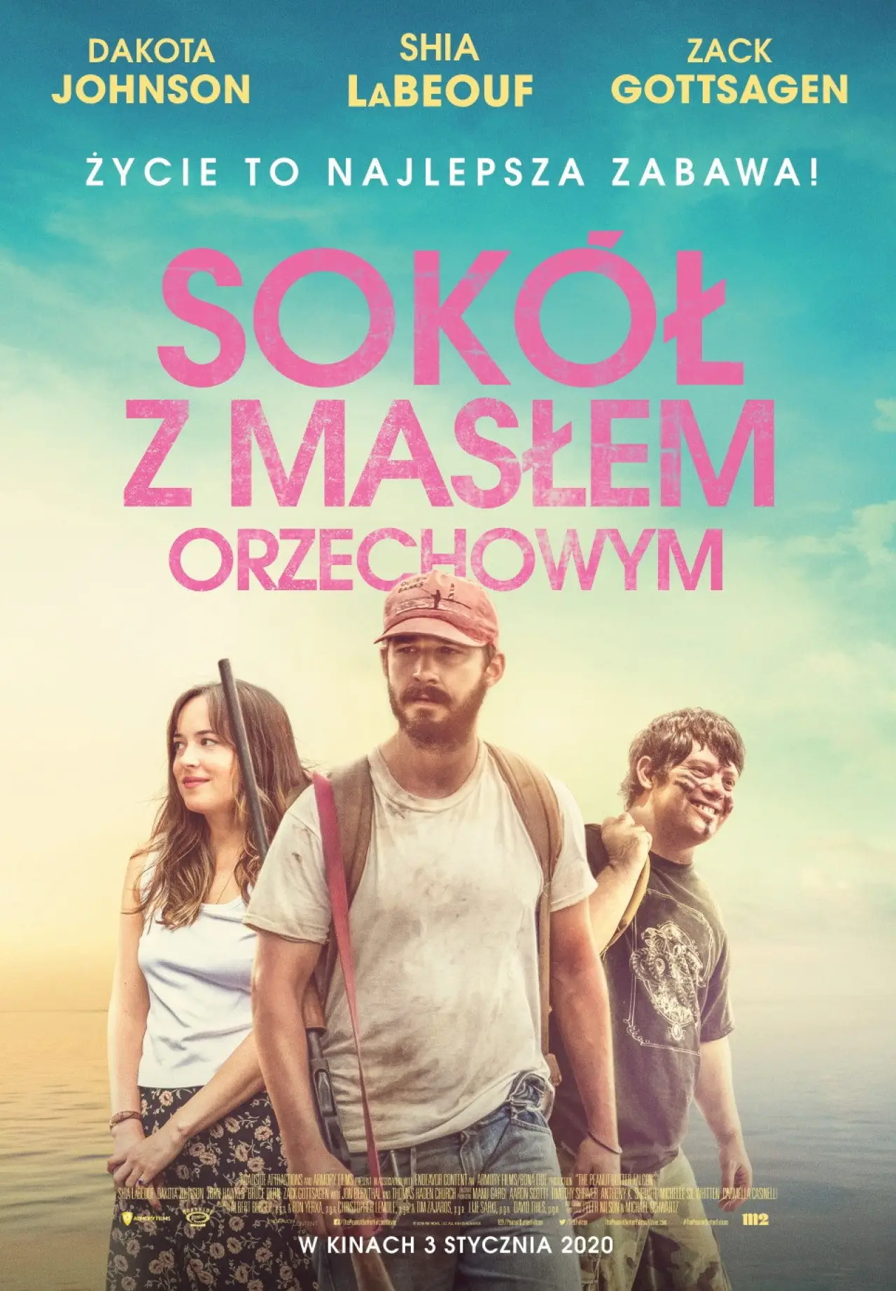 Plakat filmowy "Sokół z masłem orzechowym"