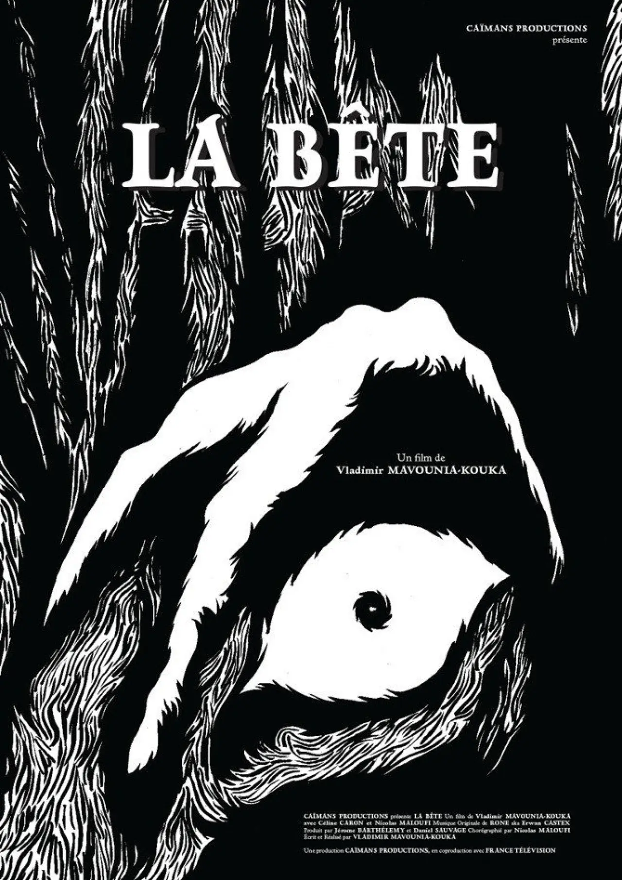 Plakat filmowy "La bête"