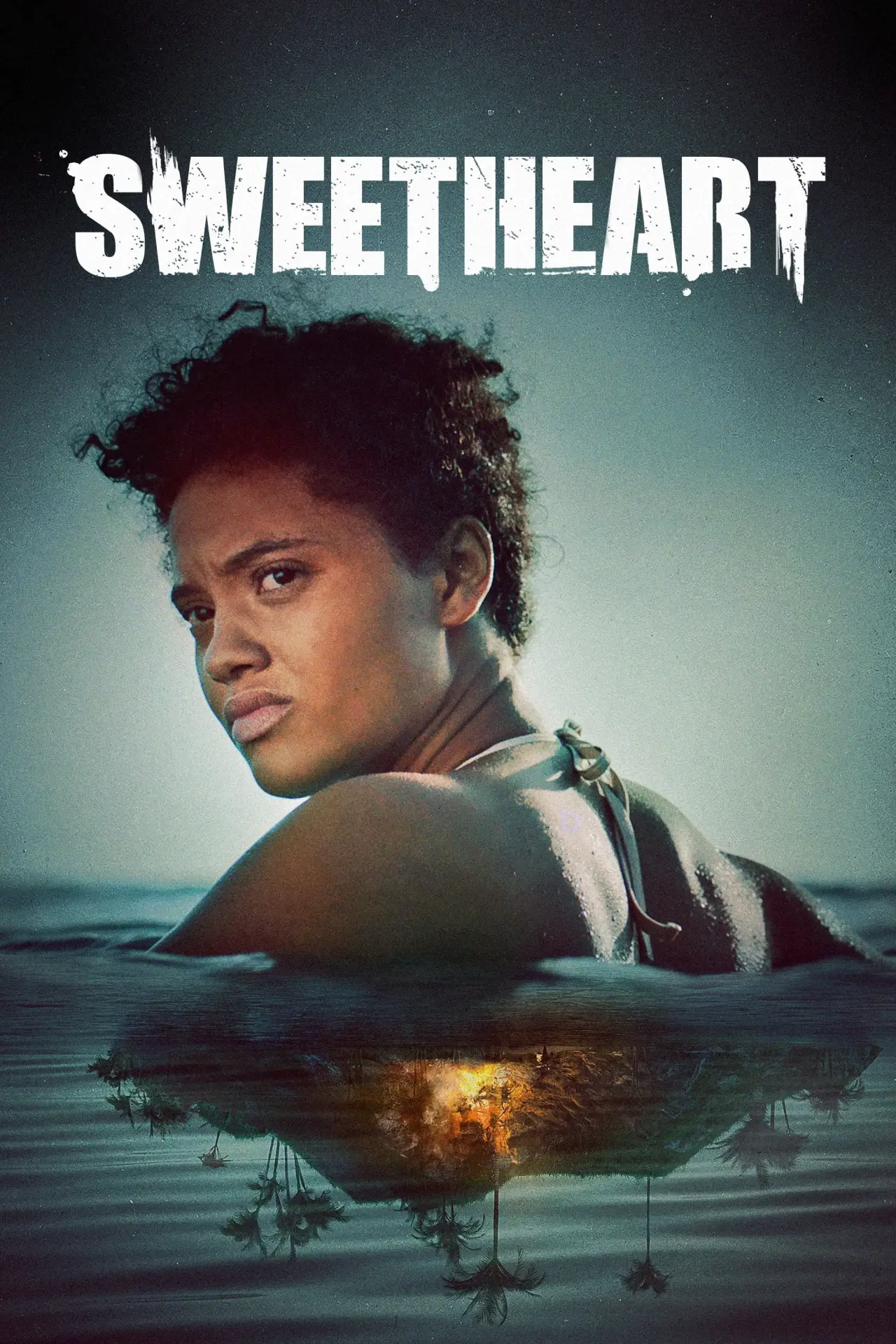 Plakat filmowy "Wyspa przetrwania"