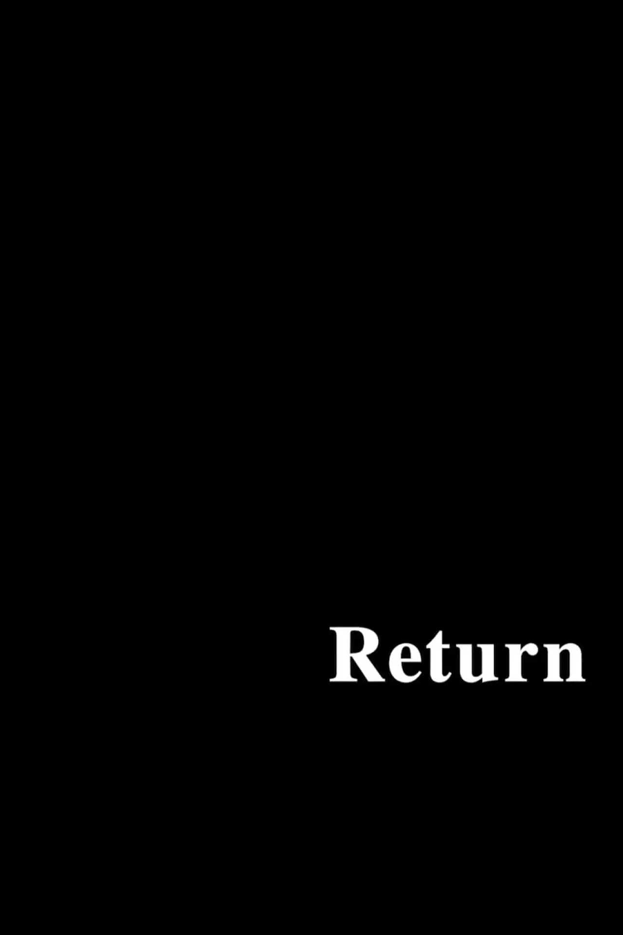 Plakat filmowy "Return"