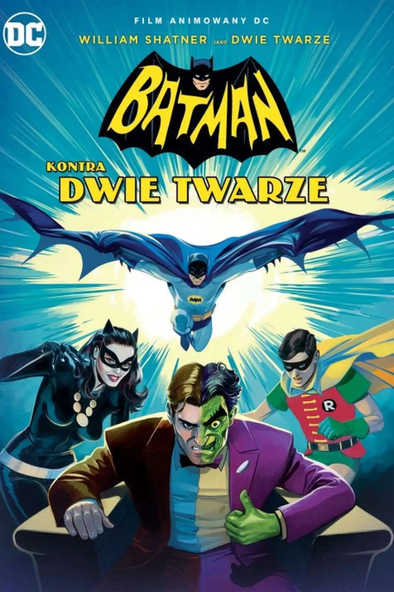 Plakat filmowy "Batman kontra Dwie Twarze"