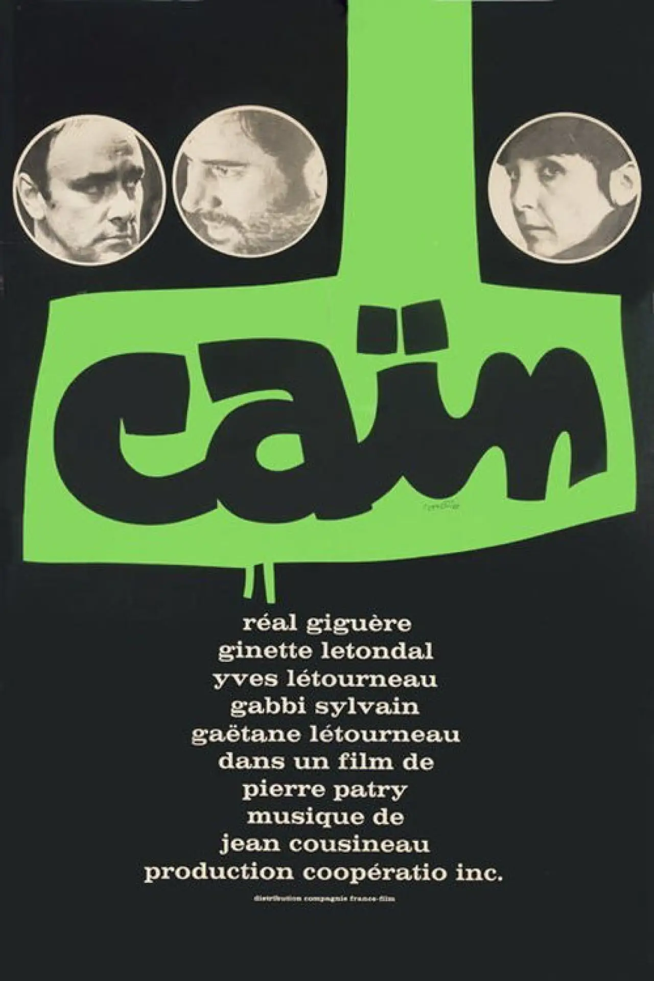 Plakat filmowy "Caïn Les marcheurs de la nuit"