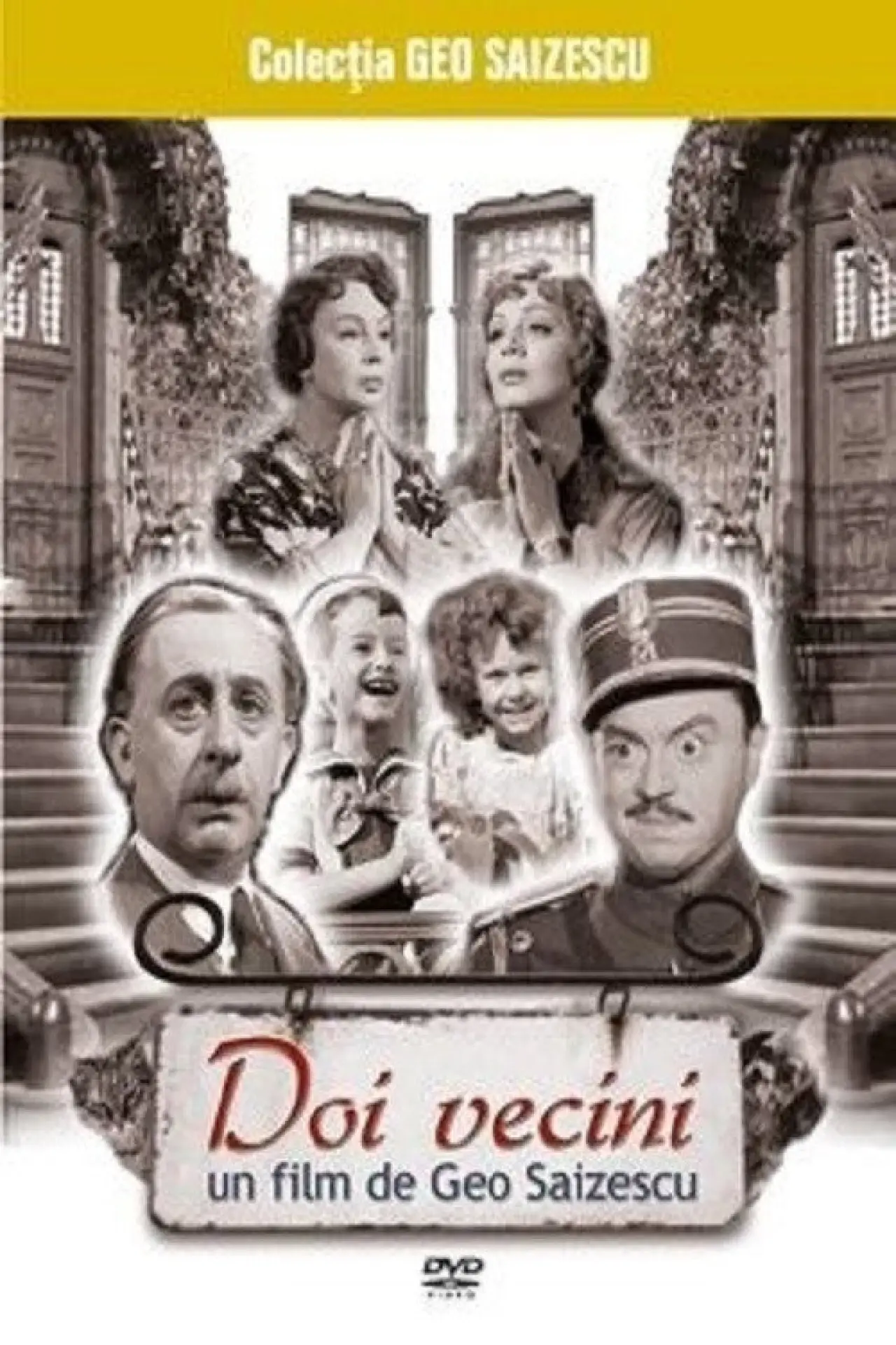 Plakat filmowy "Doi vecini"