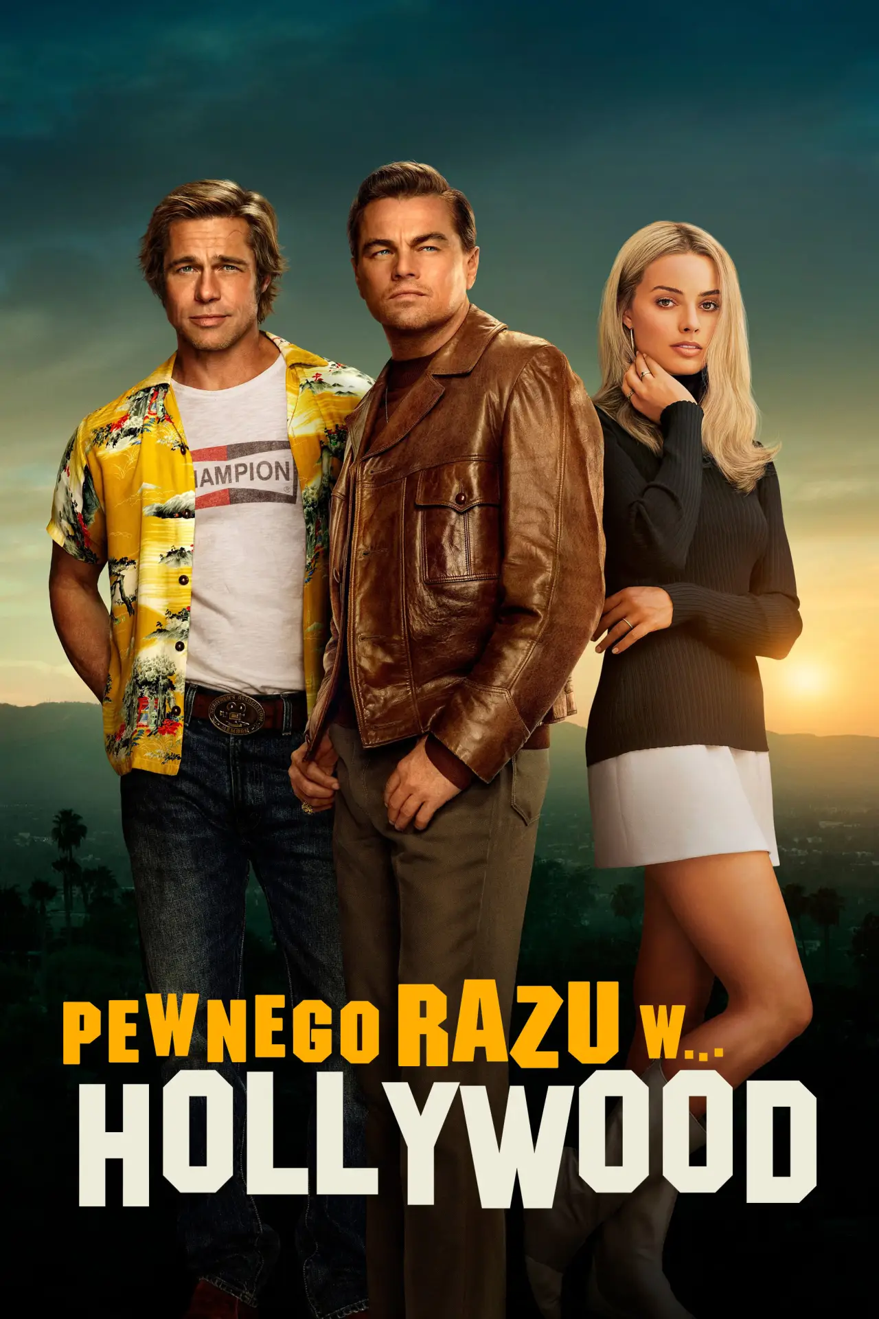 Plakat filmowy "Pewnego razu… w Hollywood"