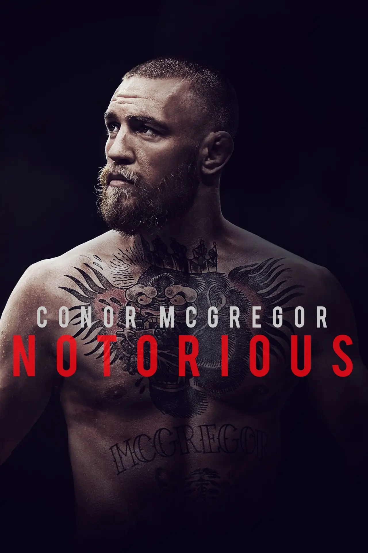 Plakat filmowy "Conor McGregor: Zły chłopiec"