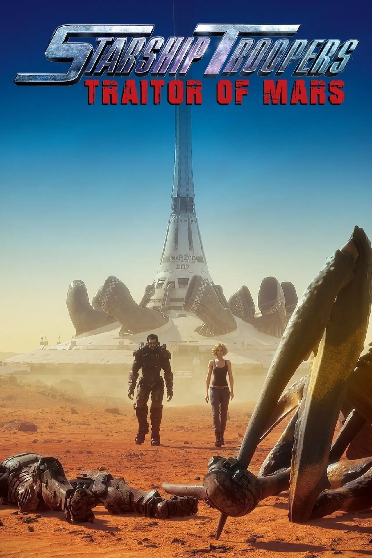 Plakat filmowy "Żołnierze kosmosu. Zdrada na Marsie"