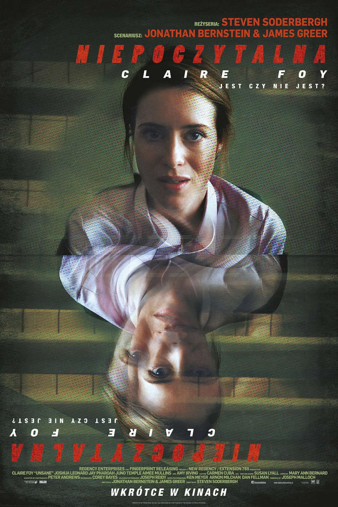 Plakat filmowy "Niepoczytalna"